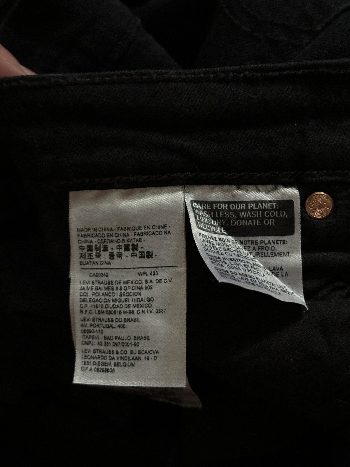 Levi's Levis Premium Ribcage Crop Flare Black Jeans Size 26x26 Size 26" / US 2 / IT 38 - 12 Thumbnail
