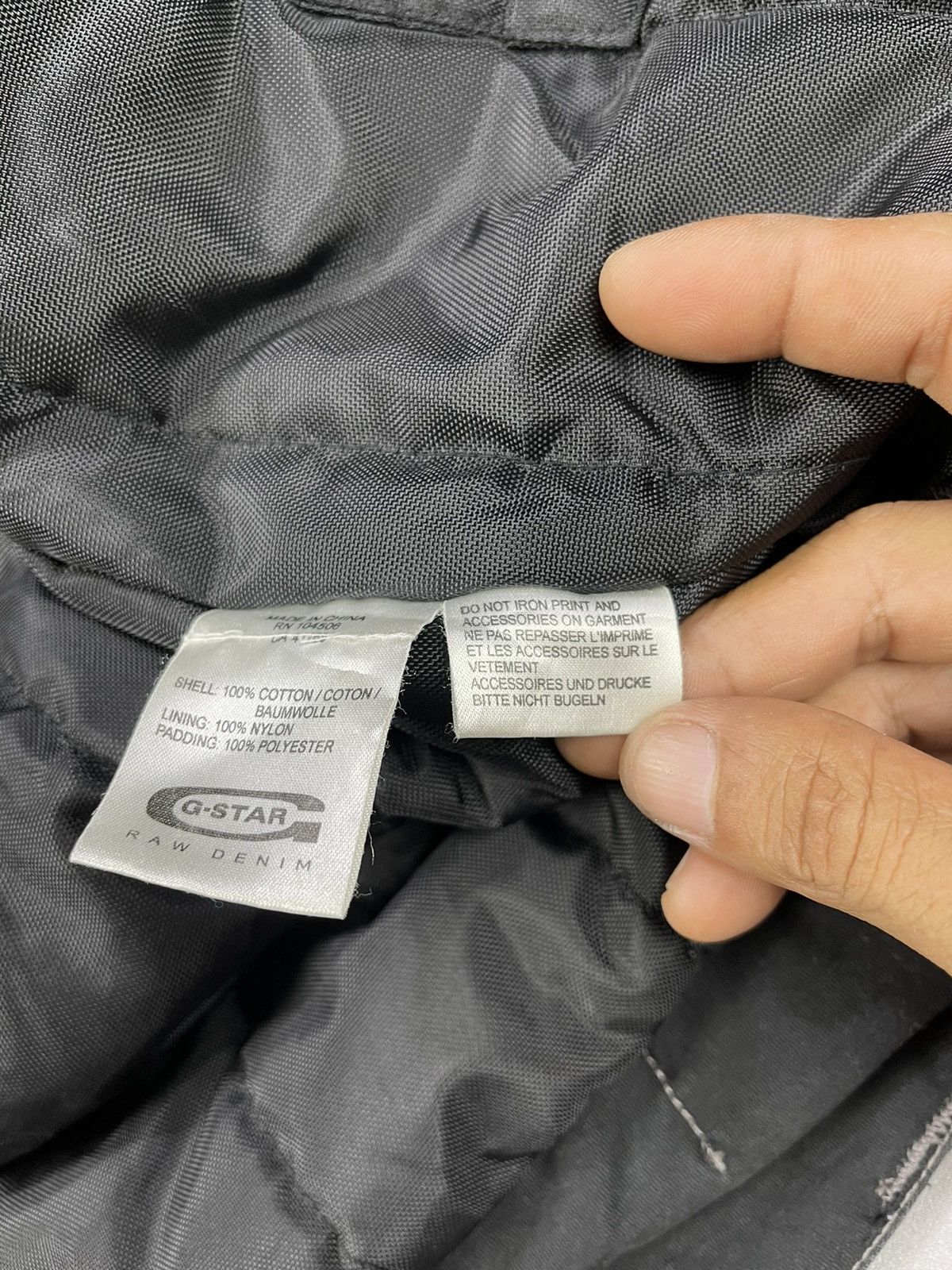 G-Star Vintage Y2k G Star Raw Denim Puffer Bombers Jackets Size US L / EU 52-54 / 3 - 18 Thumbnail