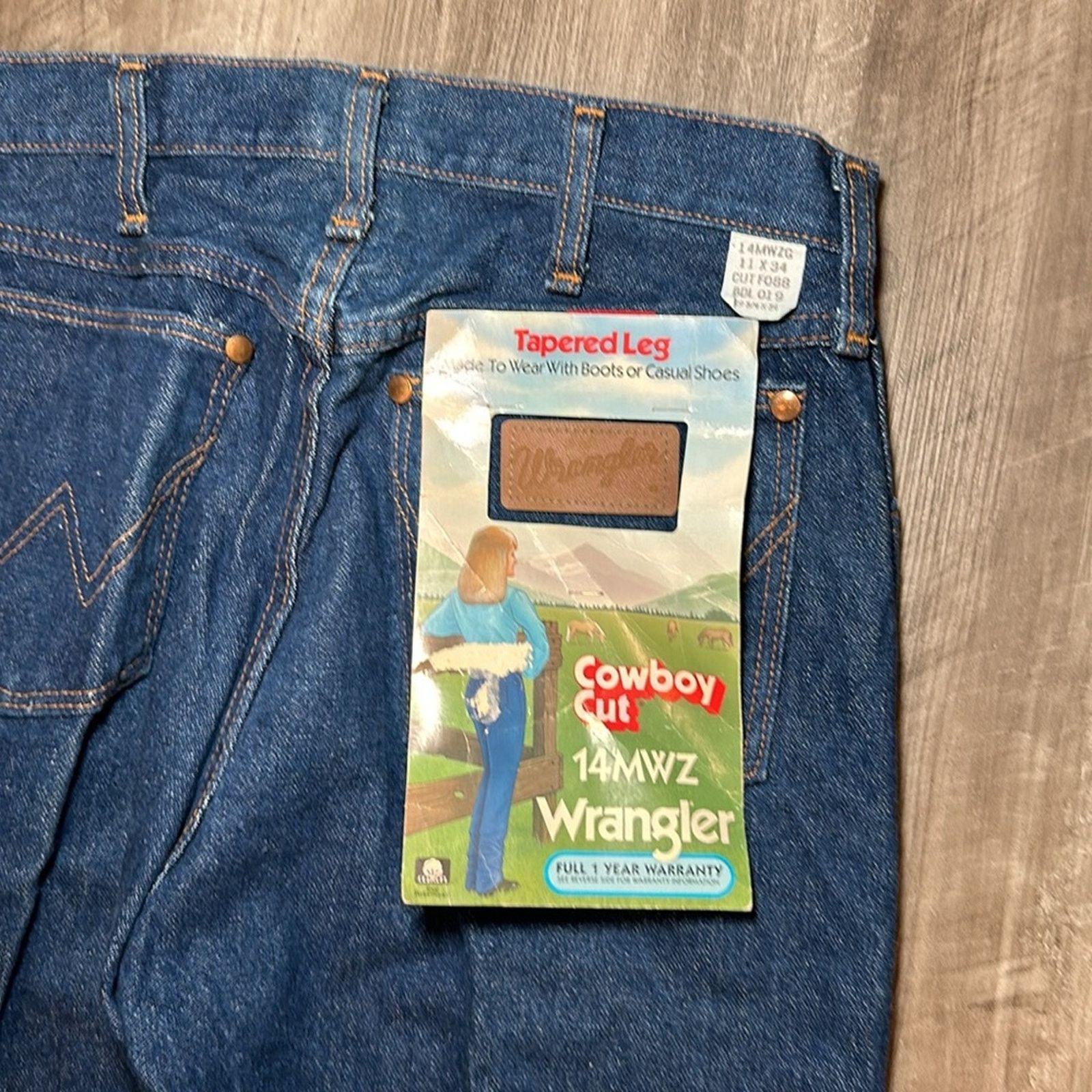 Wrangler Wrangler Vintage Tapered Slim Fit Jeans - 11 Size 32" / US 10 / IT 46 - 4 Thumbnail