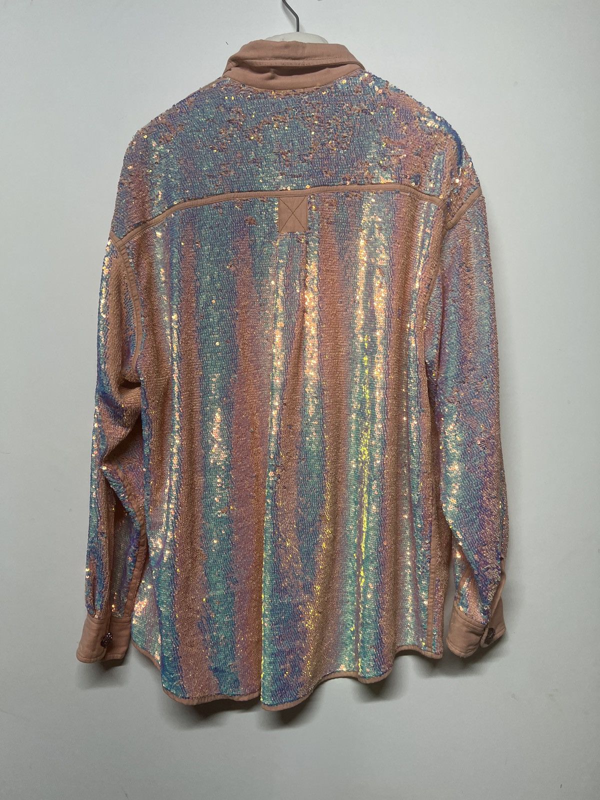ASHISH Pink Sequin Shirt Size US L / EU 52-54 / 3 - 5 Thumbnail
