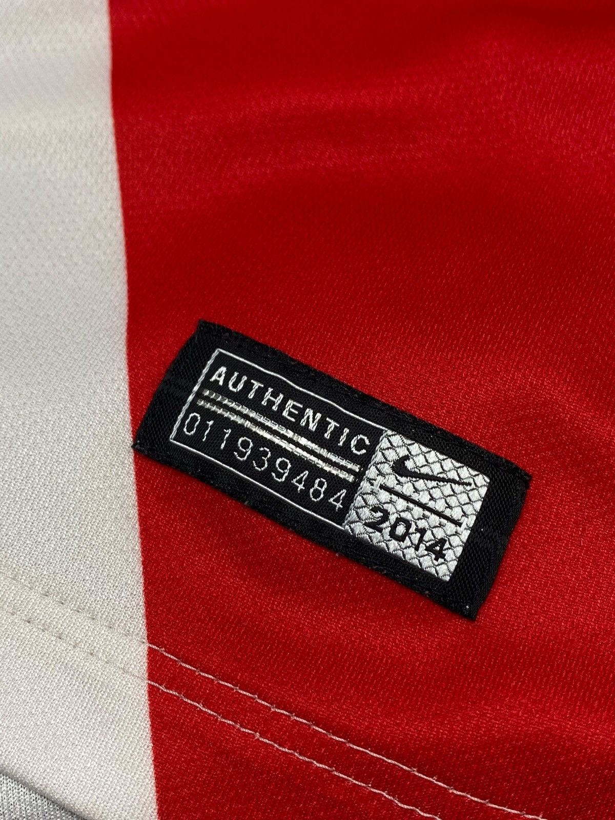 Nike Nike AS Monaco 2014 2015 Home Football Shirt Soccer Jersey Size US L / EU 52-54 / 3 - 18 Thumbnail