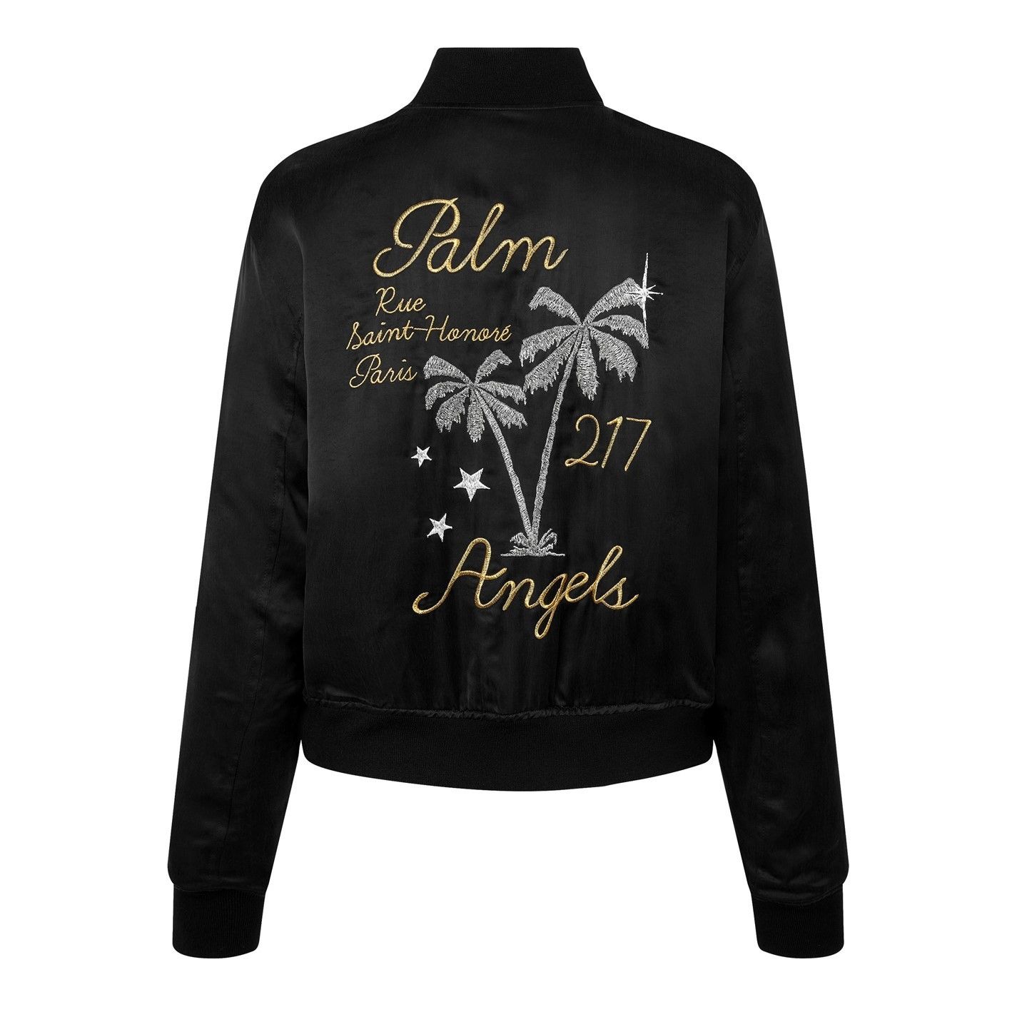 Palm Angels o1g2r1mq0325 Souvenir Jacket in Black Size M / US 6-8 / IT 42-44 - 2 Thumbnail