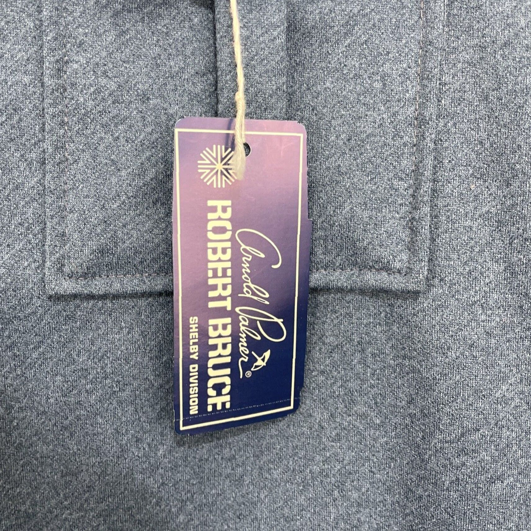 Vintage VINTAGE Arnold Palmer Outer Shirt Jacket Robert Bruce Made In USA L Blue Casual 80s Mens/Adults Size US L / EU 52-54 / 3 - 6 Thumbnail
