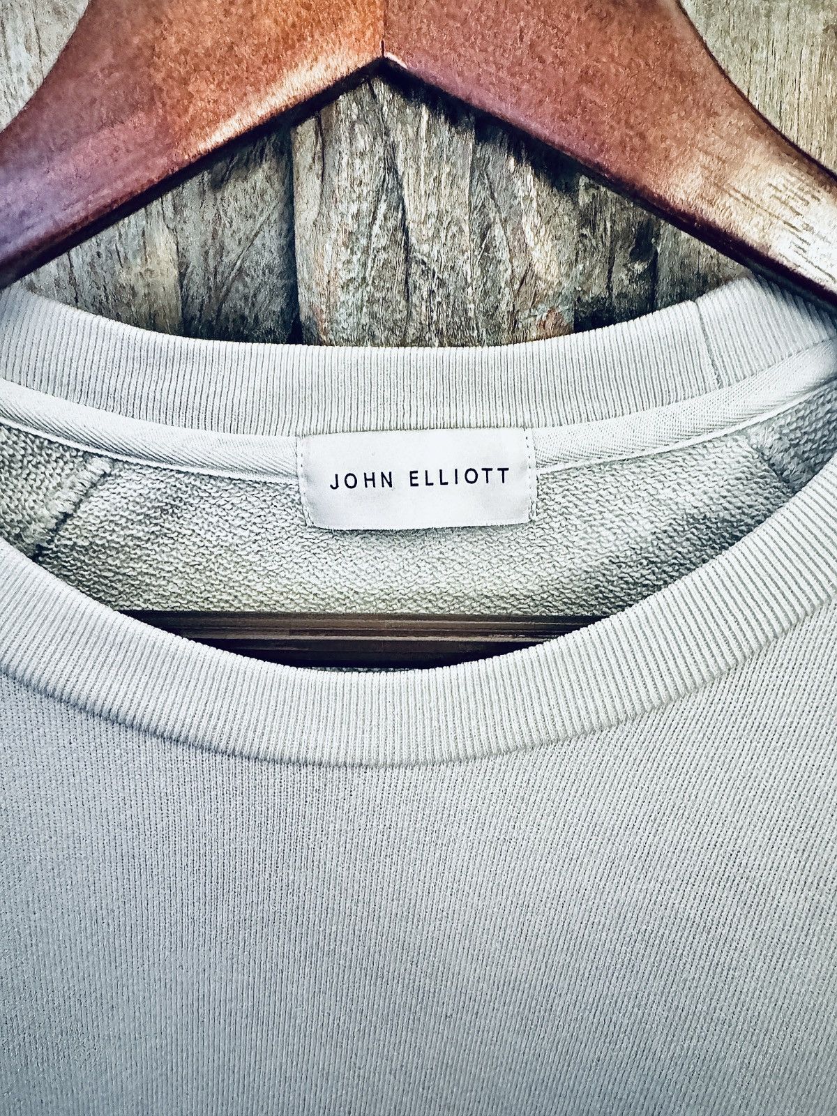 John Elliott John Elliott Raglan Crew Sweatshirt in Glacier Mint Size US L / EU 52-54 / 3 - 2 Thumbnail