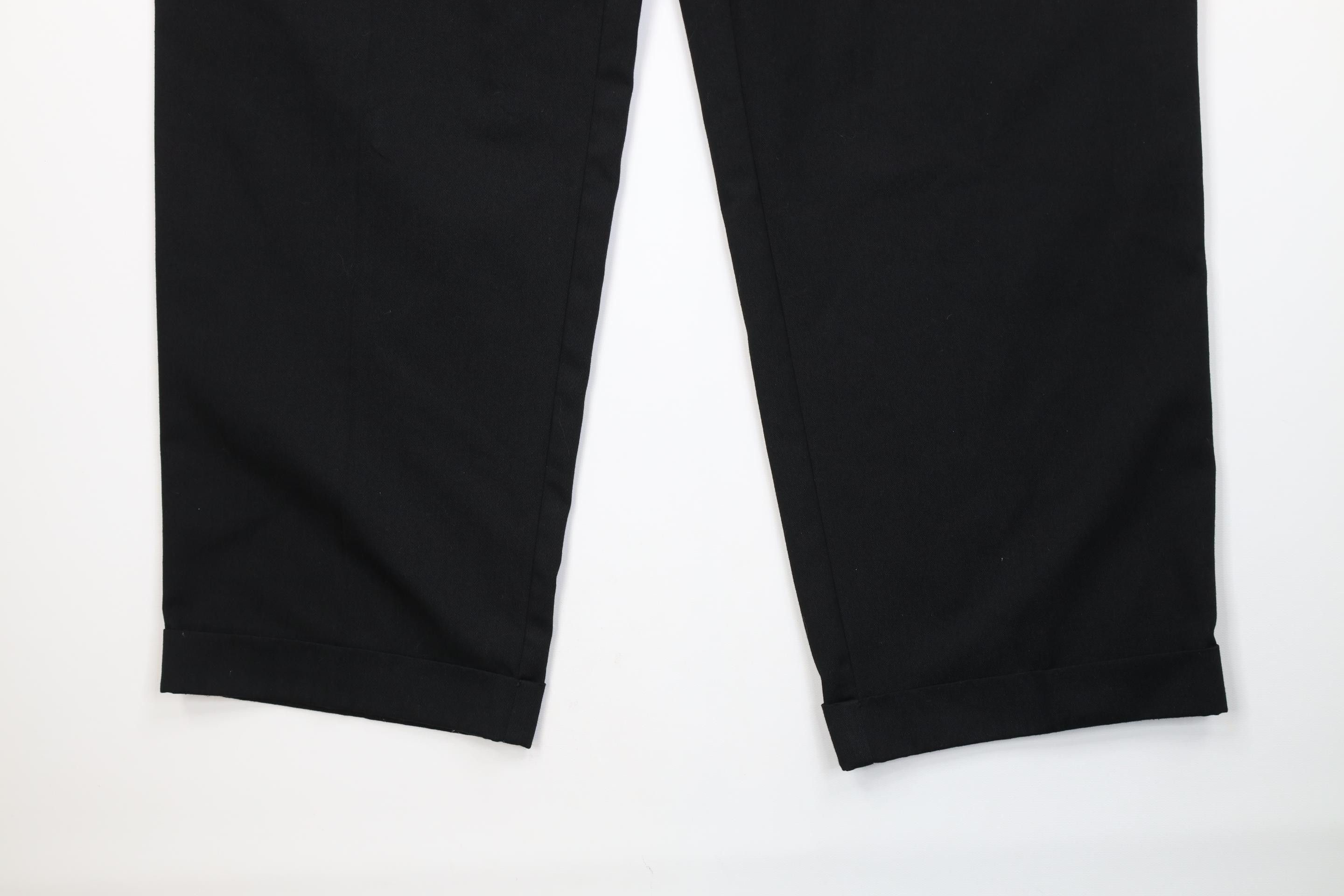 Vintage Vintage 90s Y2K Streetwear Gabardine Blend Wide Leg Pants Size US 38 / EU 54 - 4 Thumbnail