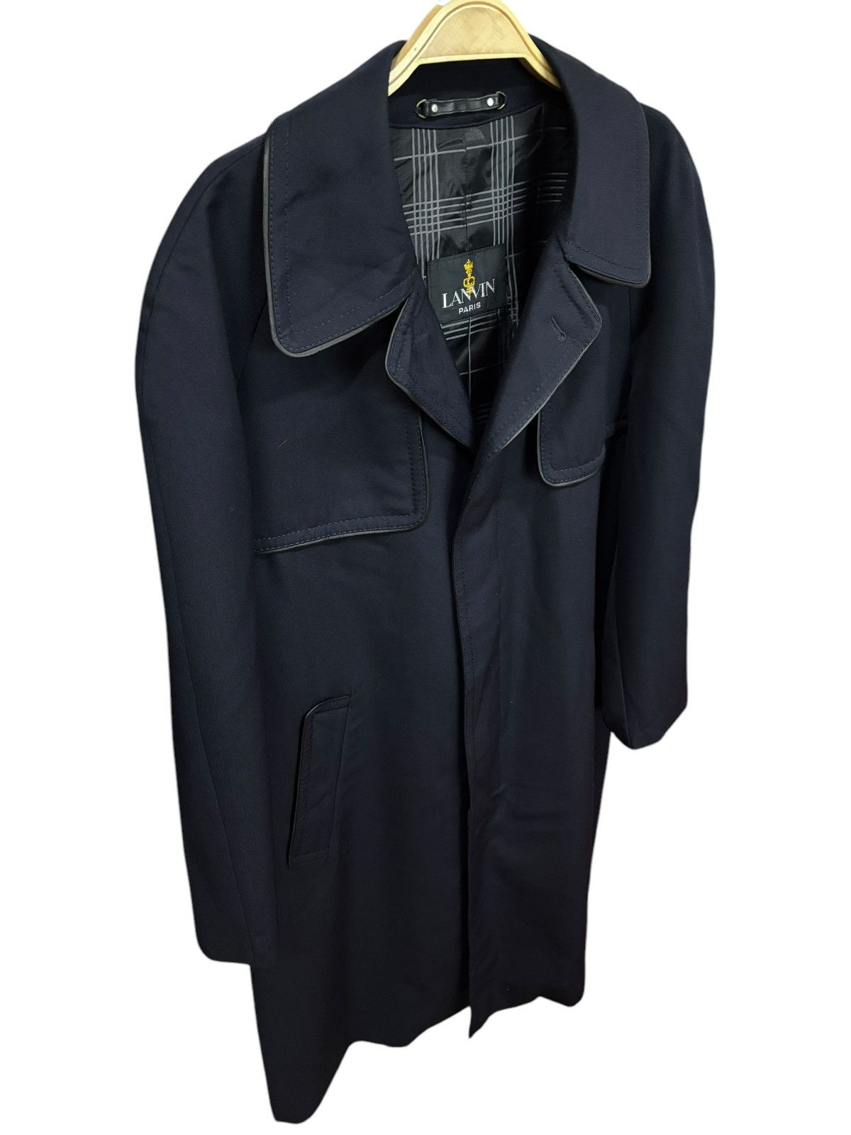 Designer × Lanvin × Vintage 90s Vintage Lanvin Paris Trench Coat Size US L / EU 52-54 / 3 - 4 Thumbnail