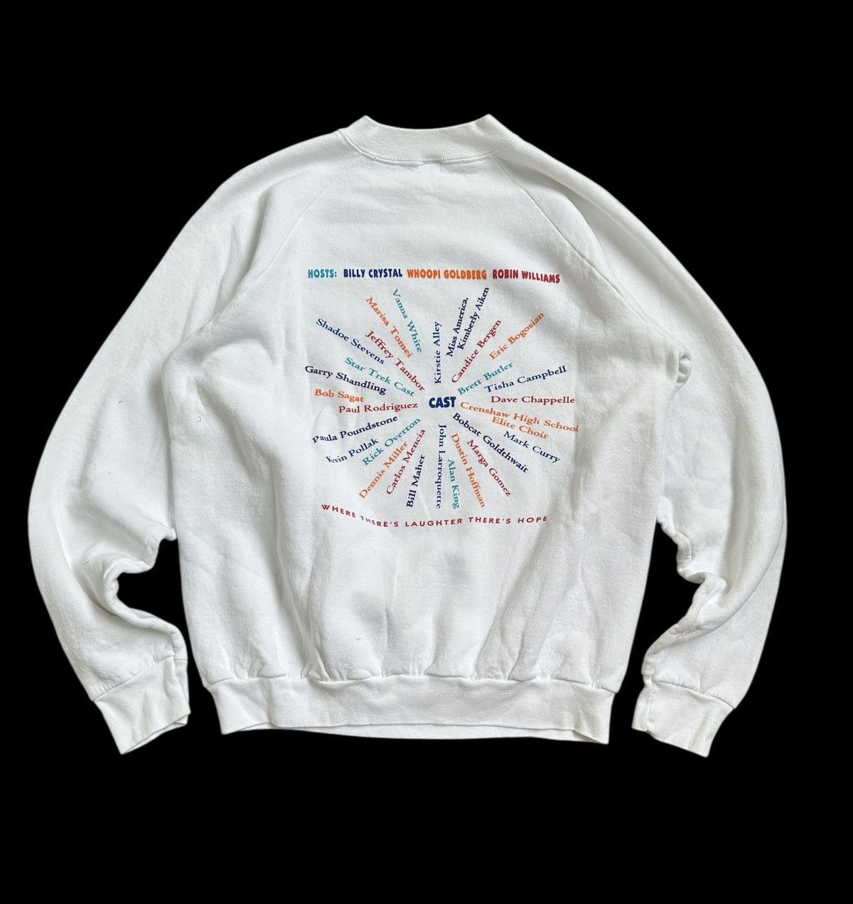 Vintage Vtg 90s Comic Releif v1 sweatshirt Size US XL / EU 56 / 4 - 2 Thumbnail