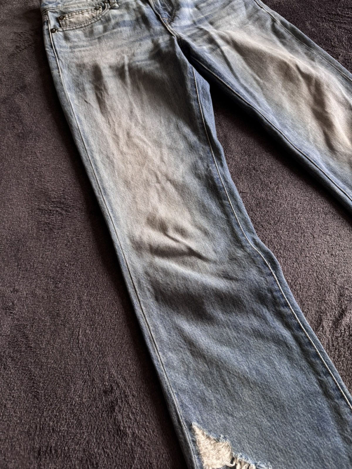 R13 R13 Kick Fit Long Denim Jeans Size 25" / US 0 / IT 36 - 3 Thumbnail