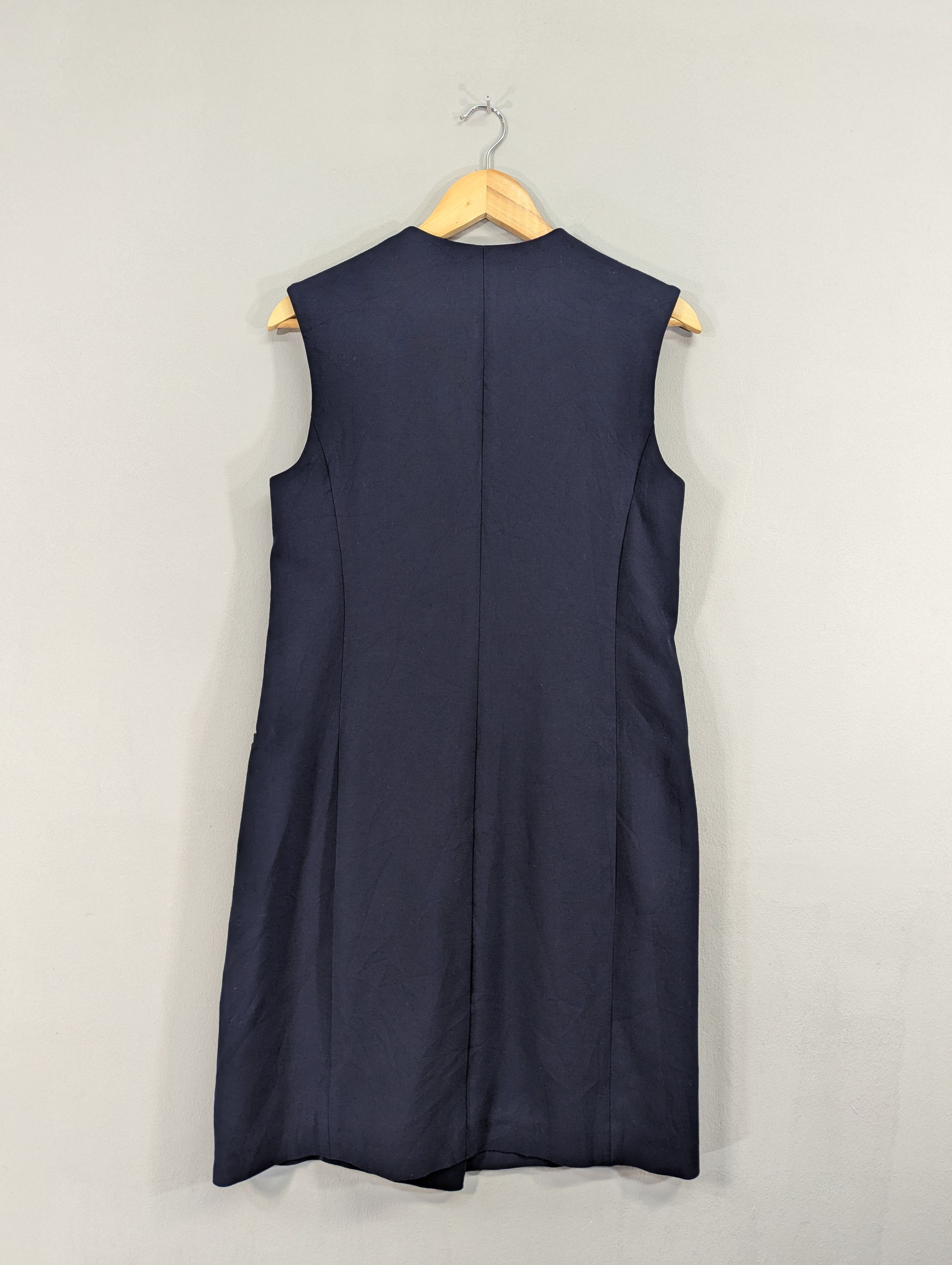 Theory Theory Seam Vest Double Breasted Sleeveless Coat Jacket Size XS / US 0-2 / IT 36-38 - 8 Thumbnail