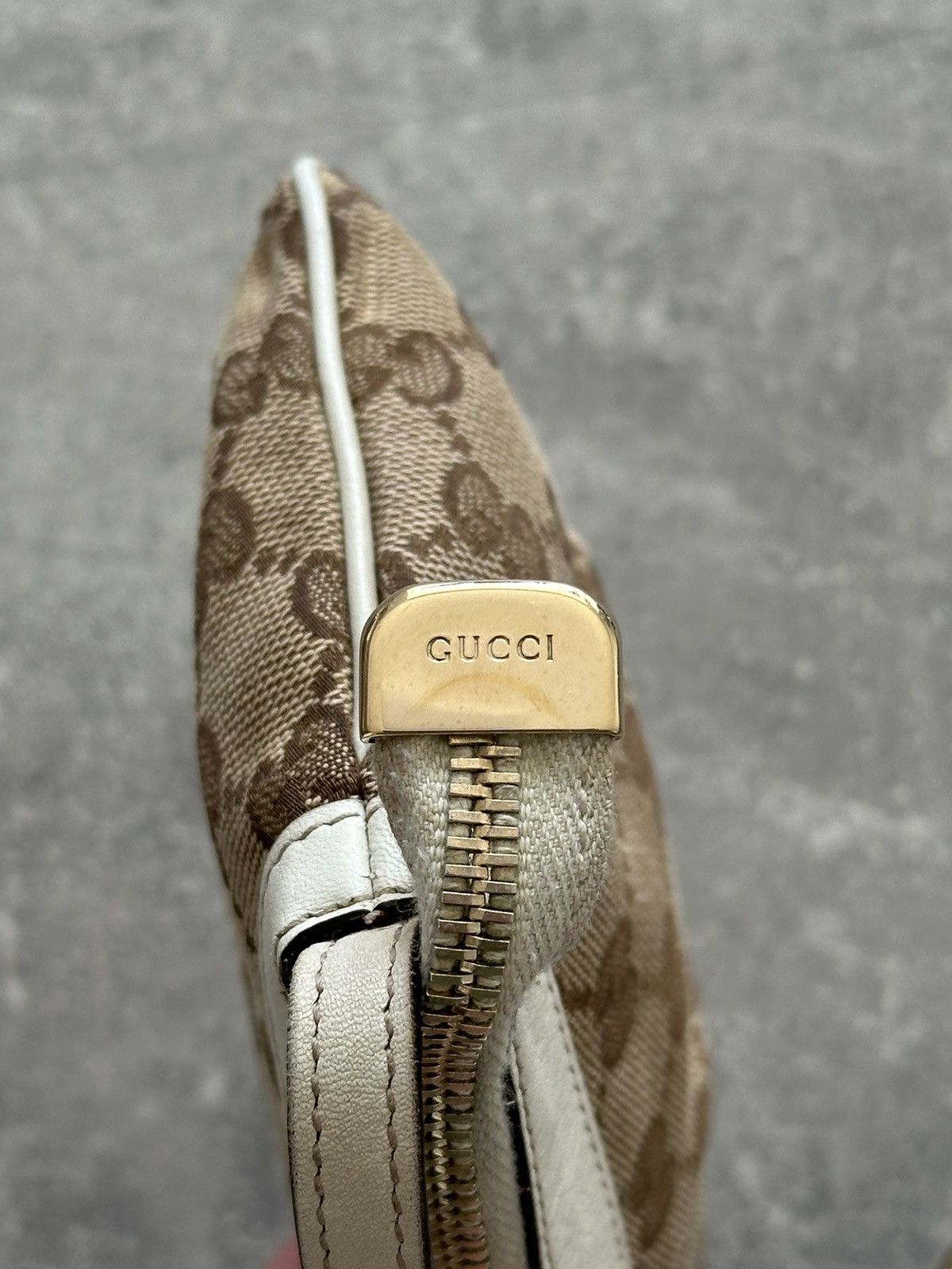 Gucci Gucci Mini Monogram Cross Body bag White/Beige 212216 Size ONE SIZE - 4 Thumbnail