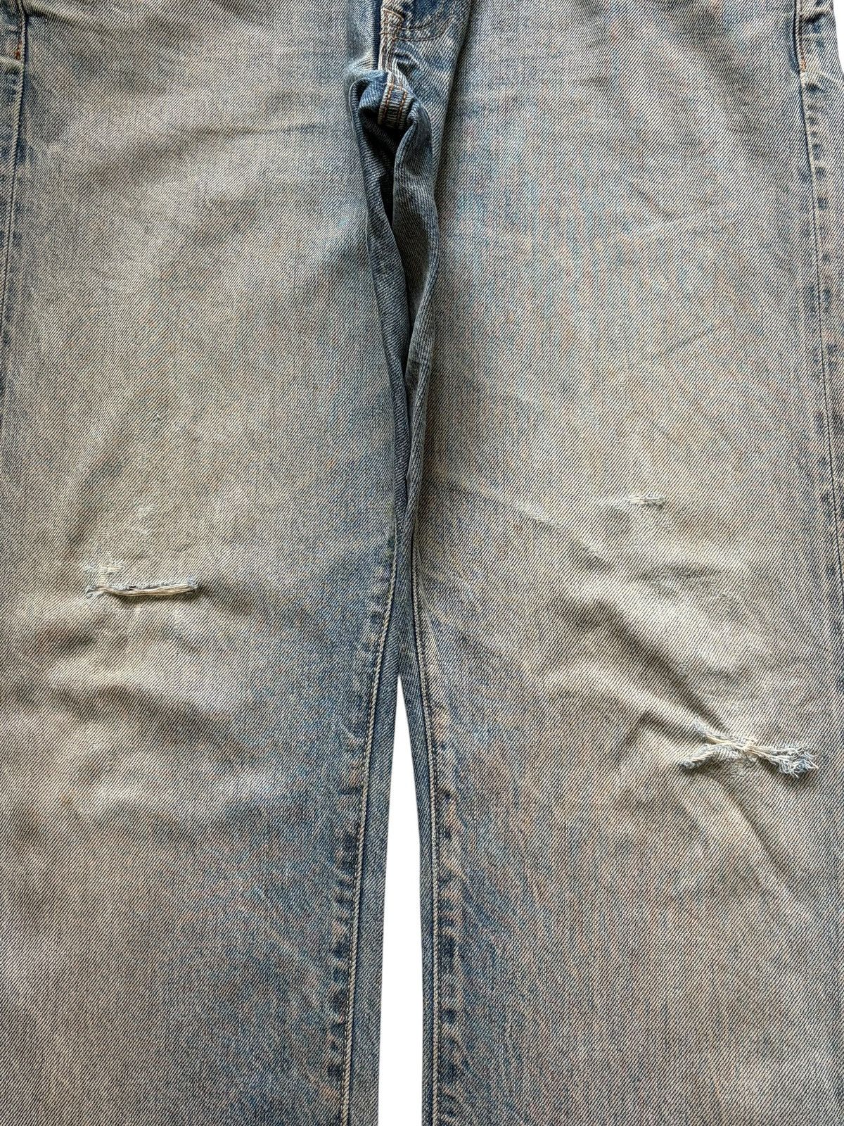 Uniqlo Vintage Uniqlo Selvedge Mud Wash Distressed Jeans Size US 31 - 3 Thumbnail
