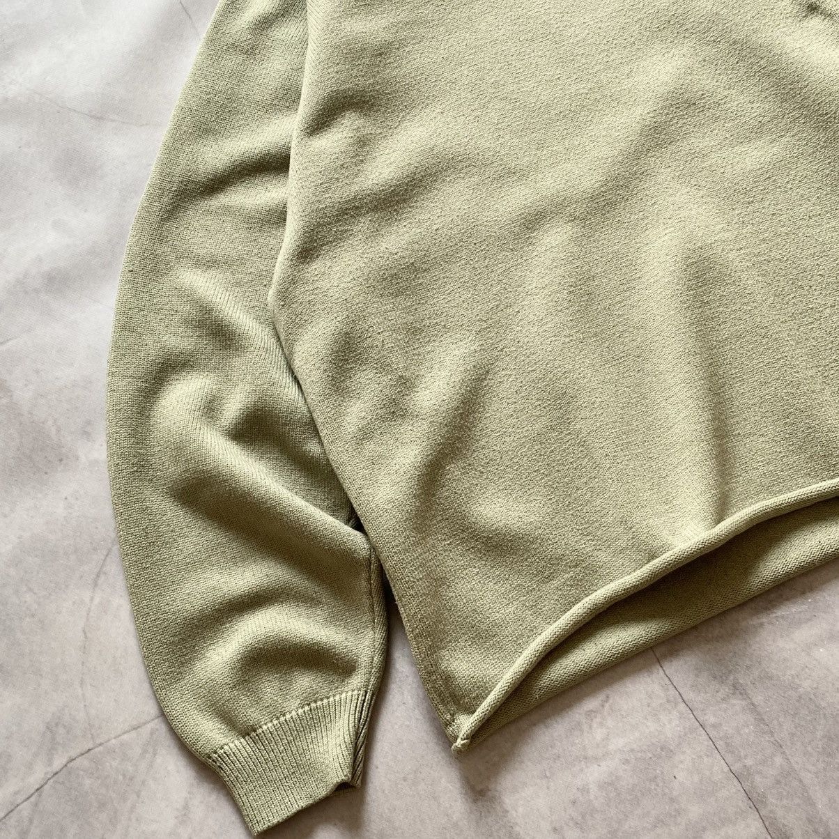Essentials Essentials Fear Of God Knit Oversize Green/Beige Hoodie Y2K Size US L / EU 52-54 / 3 - 4 Thumbnail