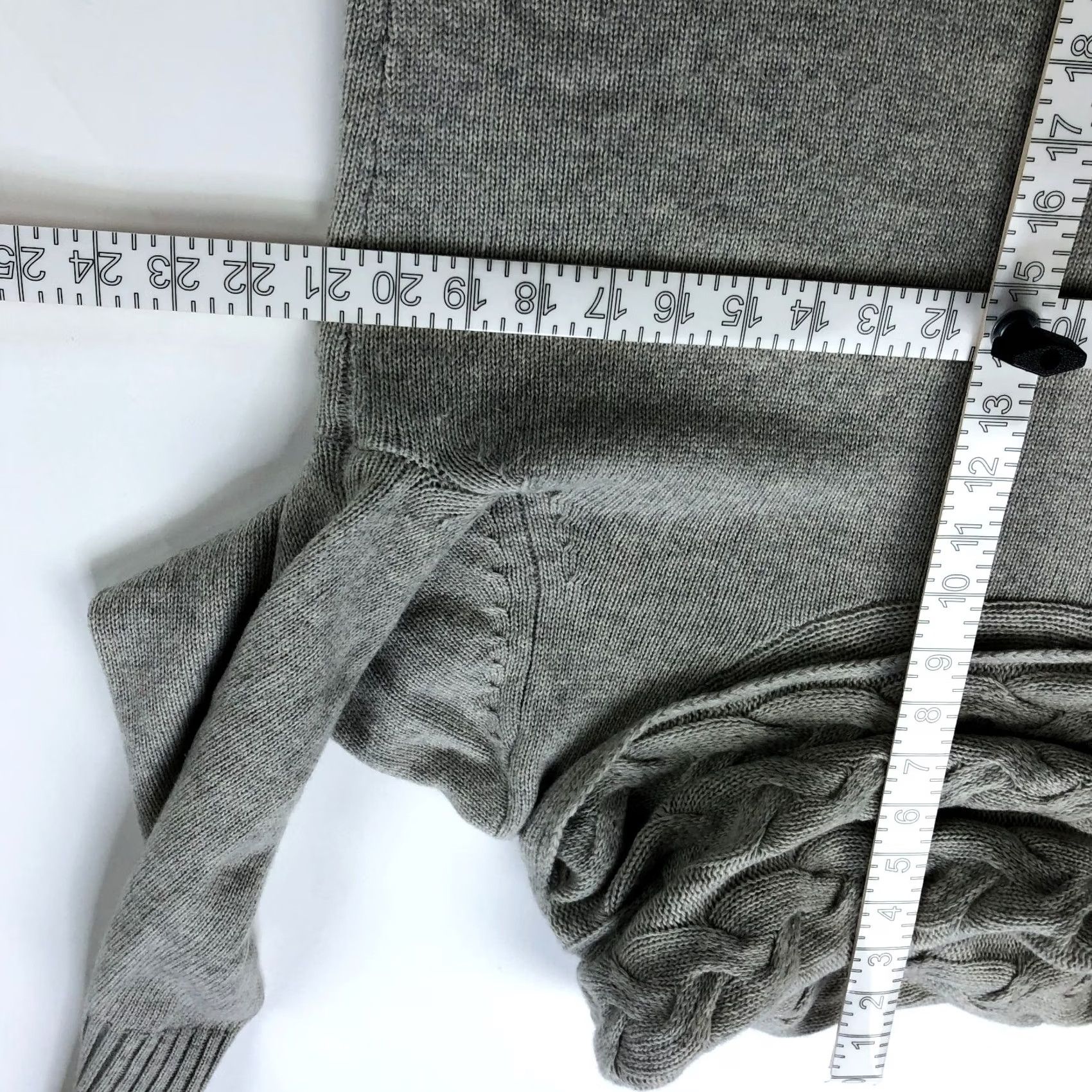 Banana Republic Banana Republic Pullover Sweater XL Merino Wool Cashmere Cowl Neck Gray Women Regular Size XL Size XL / US 12-14 / IT 48-50 - 4 Thumbnail
