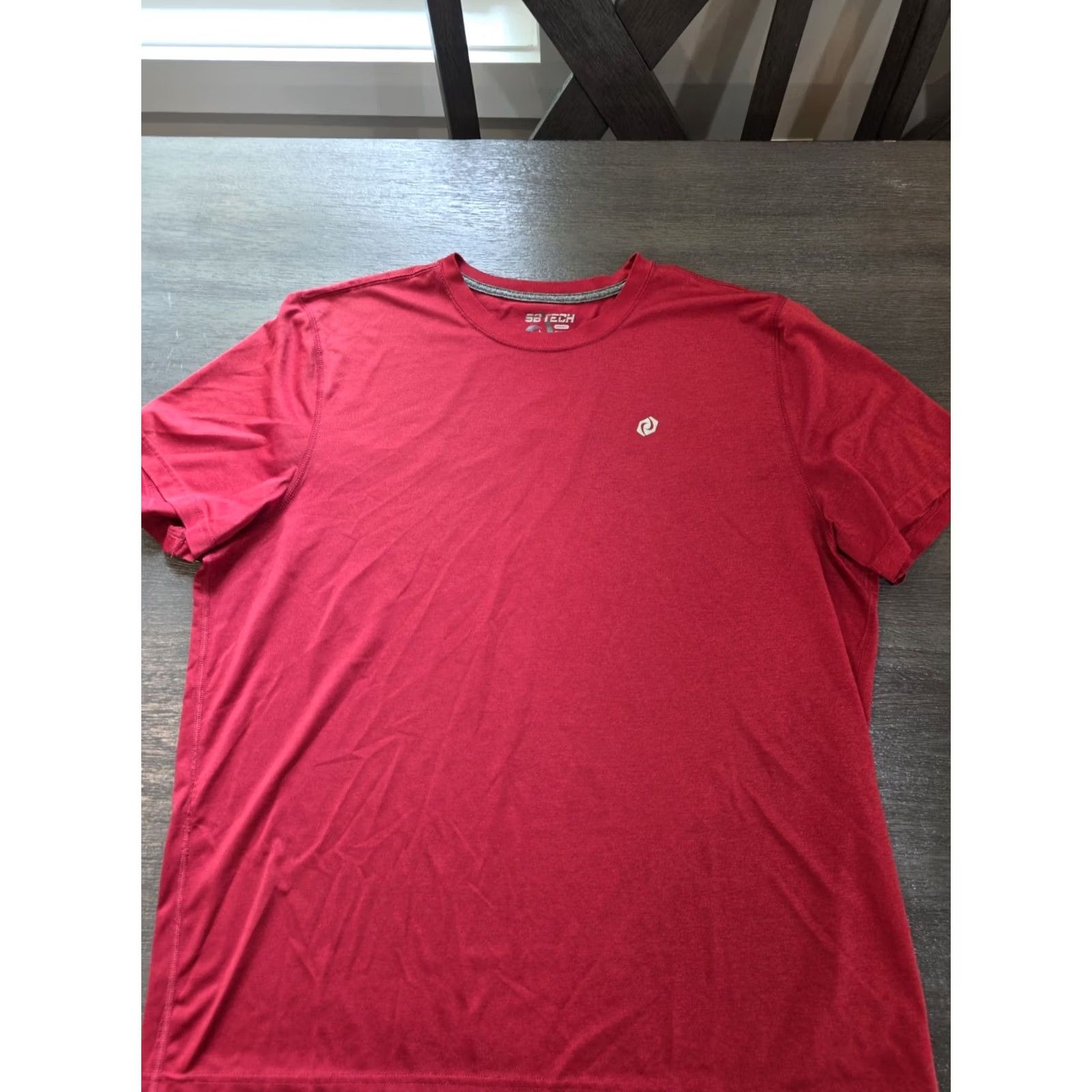 FRED Men's 2XL SB Tech T-Shirt Red Gray Short Sleeve Tees Wicking Classic I Size US XXL / EU 58 / 5 - 2 Thumbnail
