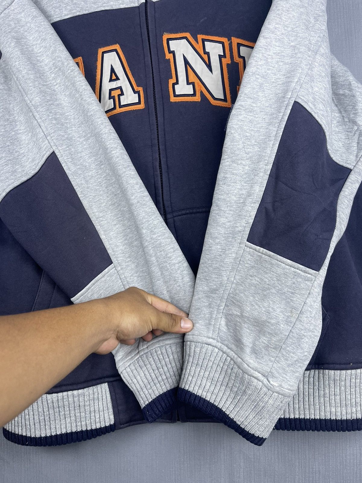 Karl Kani × Vintage VINTAGE KARL KANI Big Spellout Embroidery Zipper Jacket Size US L / EU 52-54 / 3 - 7 Thumbnail