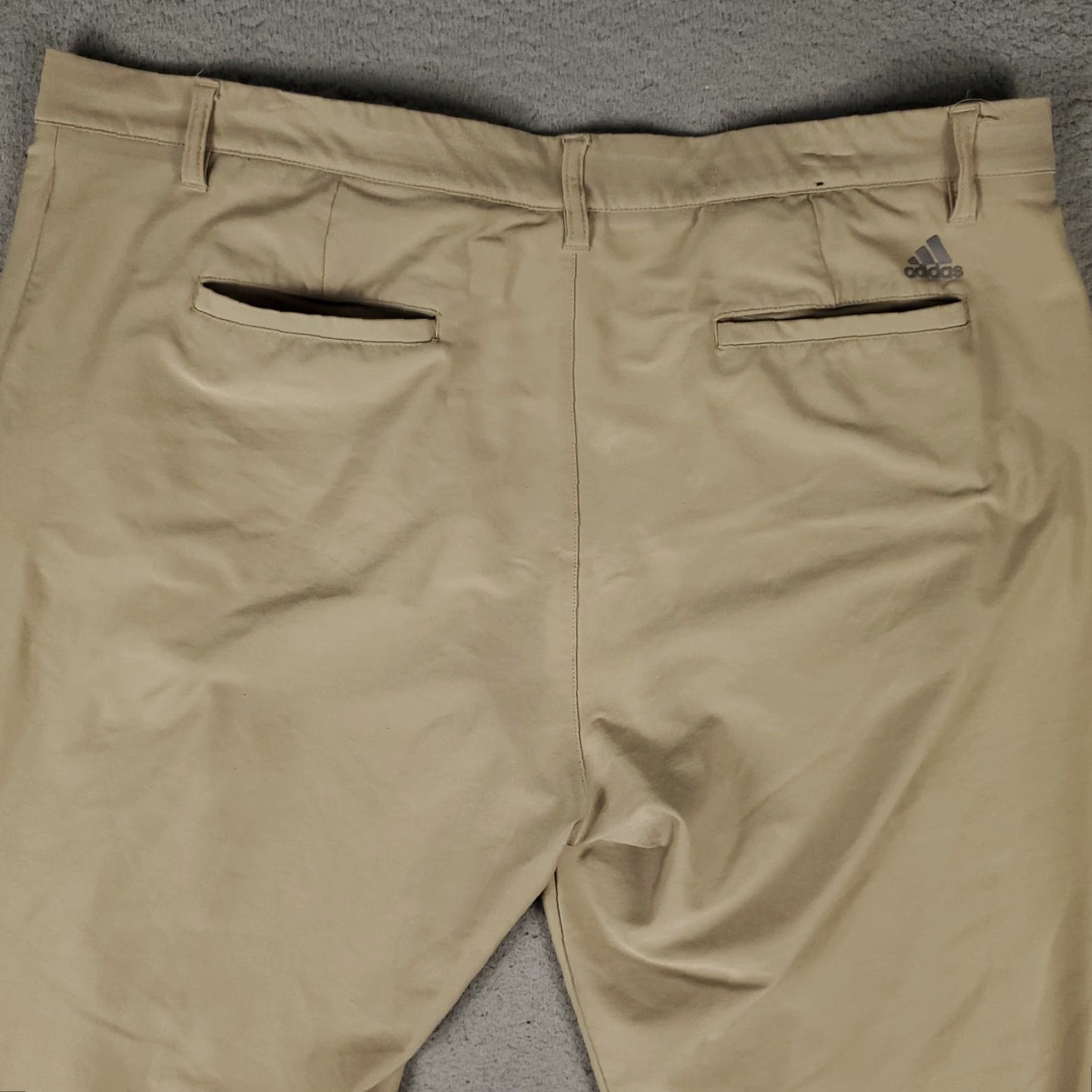 Adidas Adidas Pants Mens 40x30 Beige Casual Golf Flat Front Chino Trousers Size US 40 / EU 56 - 6 Thumbnail