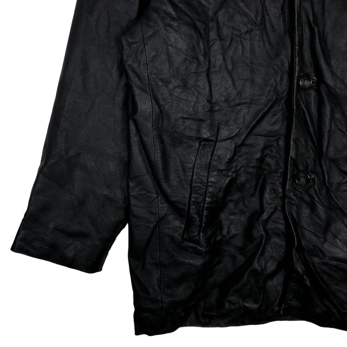 Japanese Brand 🔥Vtg Genuine Leather Jacket Biker Cinzia Pierucci Japan Size US L / EU 52-54 / 3 - 4 Thumbnail