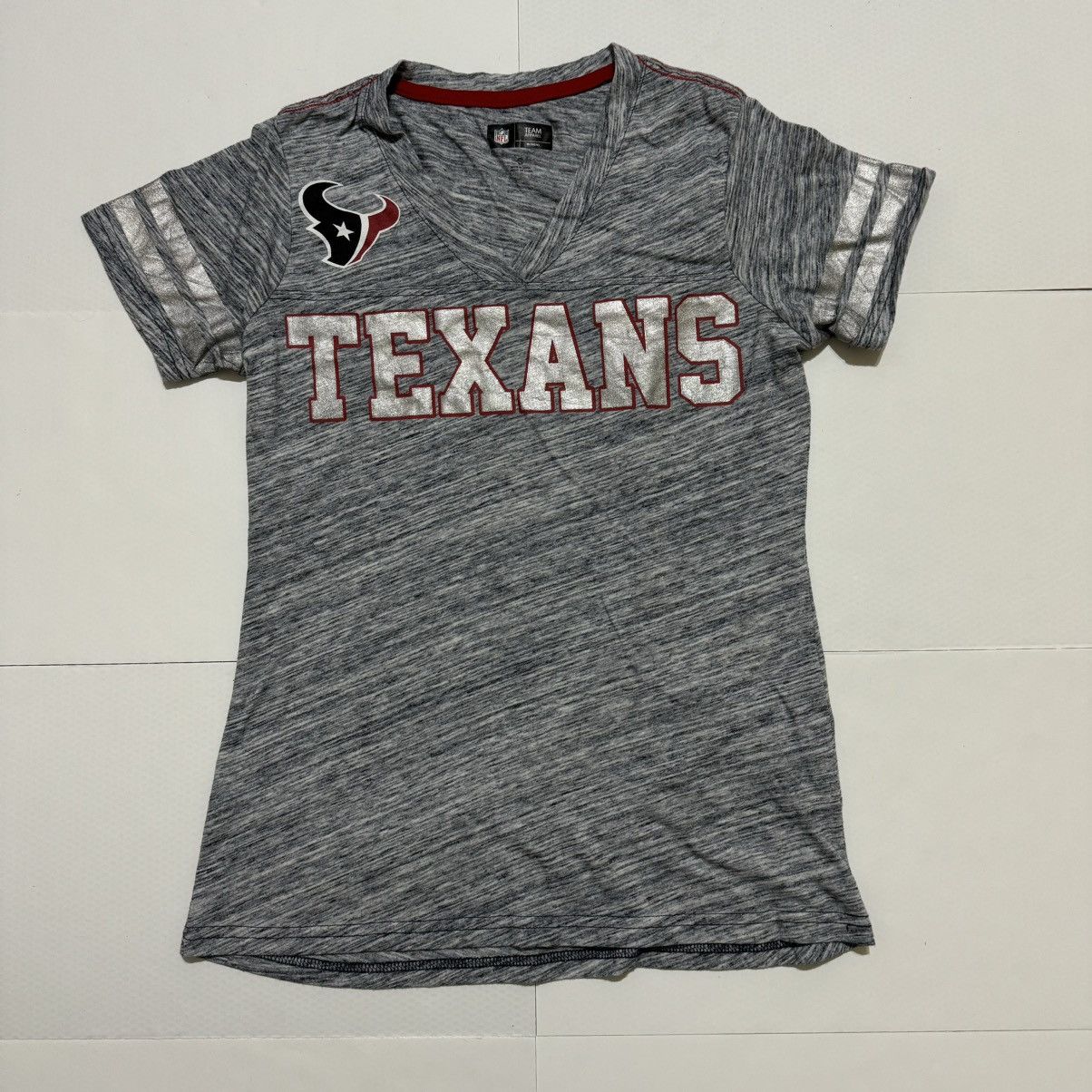NFL NFL Team Apparel Houston Texans Football Tee Shirt Size S / US 4 / IT 40 - 1 Thumbnail