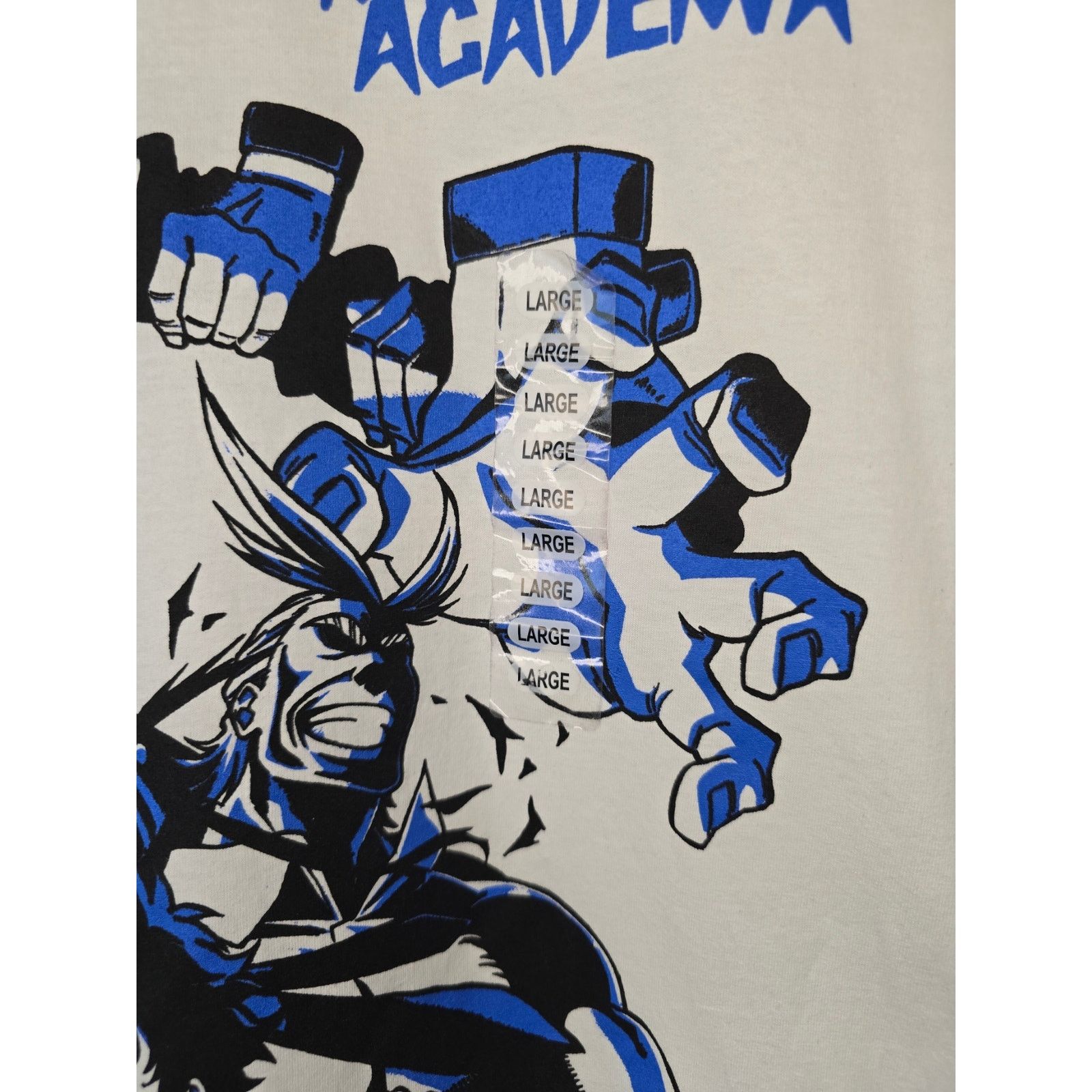 Other My Hero Academia Shirt Mens Large White Graphic Anime Tee Size US L / EU 52-54 / 3 - 3 Thumbnail