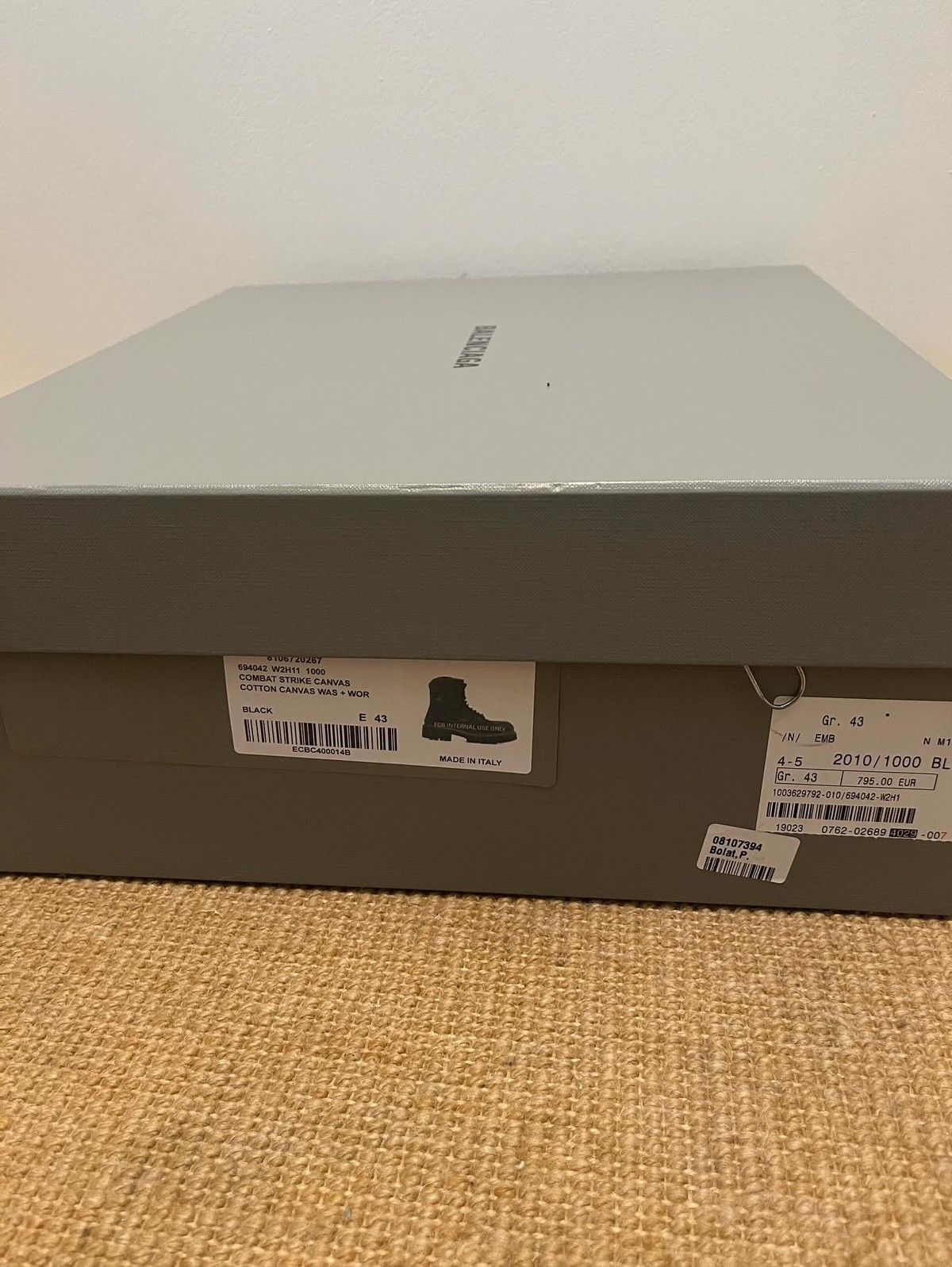 Balenciaga Strike Canvas Boots sz. 43 (DSWT) Size US 10 / EU 43 - 9 Thumbnail