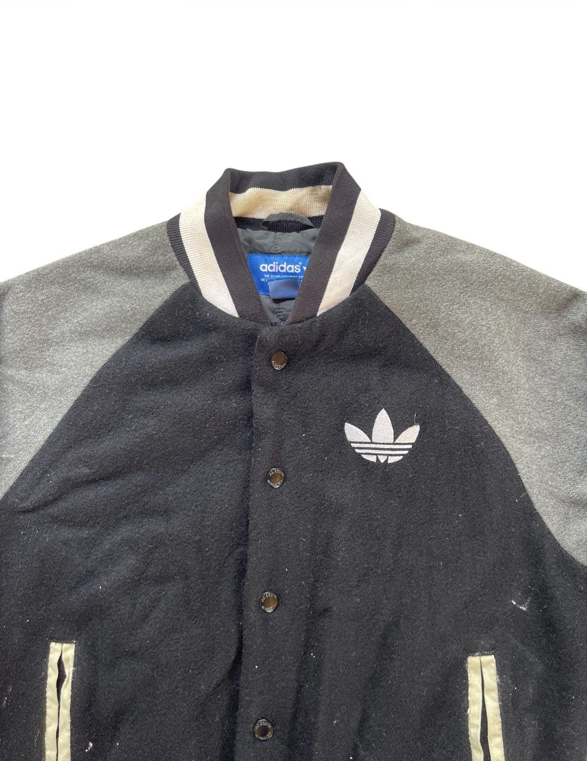 Adidas Adidas Varsity Wool Jacket / Small Size Size US S / EU 44-46 / 1 - 2 Thumbnail