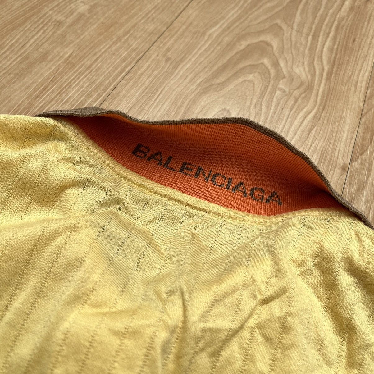 Balenciaga × Vintage Vintage 90s Balenciaga Polo Shirt L/S Size M / US 6-8 / IT 42-44 - 7 Thumbnail