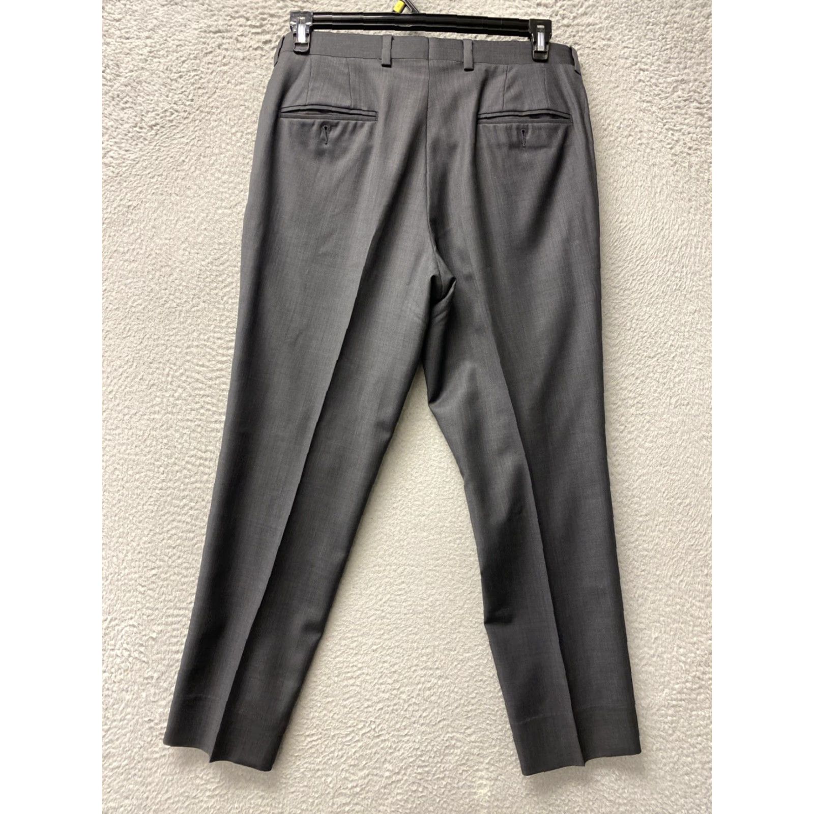 Ted Baker Ted Baker Pants Dress Men 33x30 Gray Wool / 164-31 Dress slacks Work Mens Regular Pants Size US 33 - 6 Thumbnail