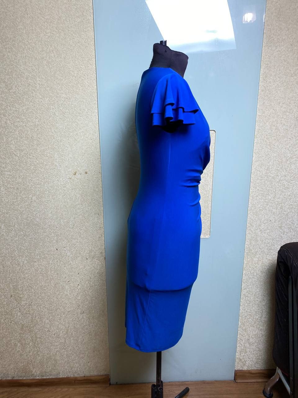 Lauren Ralph Lauren Lauren Ralph Lauren Women's Blue Belted Georgette Dress Size XS / US 0-2 / IT 36-38 - 4 Thumbnail
