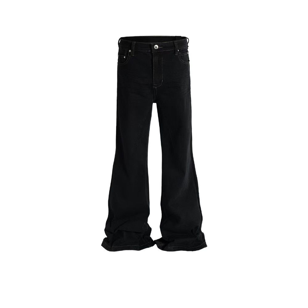Japanese Brand × Jean Washed vintage baggy street jeans Size US 32 / EU 48 - 4 Thumbnail