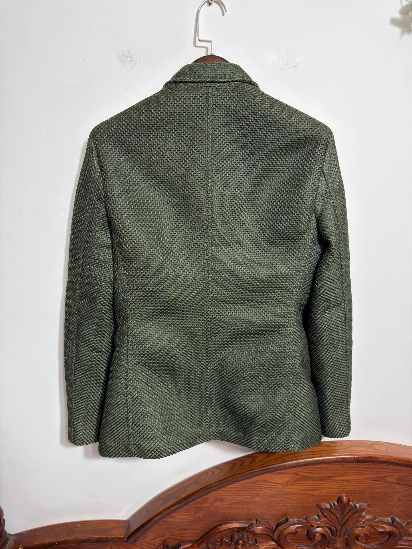 Giorgio Armani Giorgio Armani Slim Fit Suit 48/50 Dark Green Size 50R - 2 Thumbnail