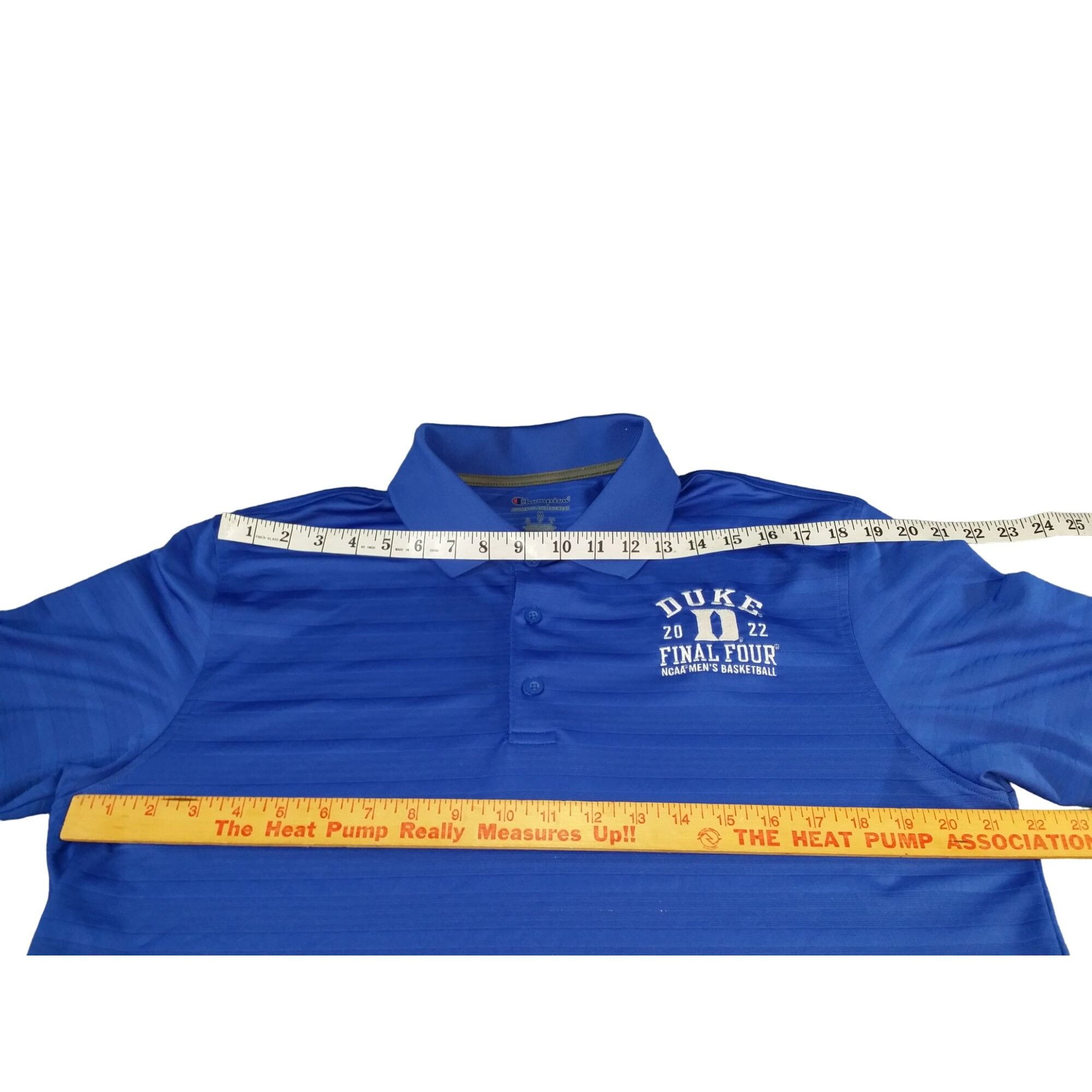 Champion Duke University Polo Men Sz M Champion Final 4 2022 Embroide Size US M / EU 48-50 / 2 - 5 Thumbnail