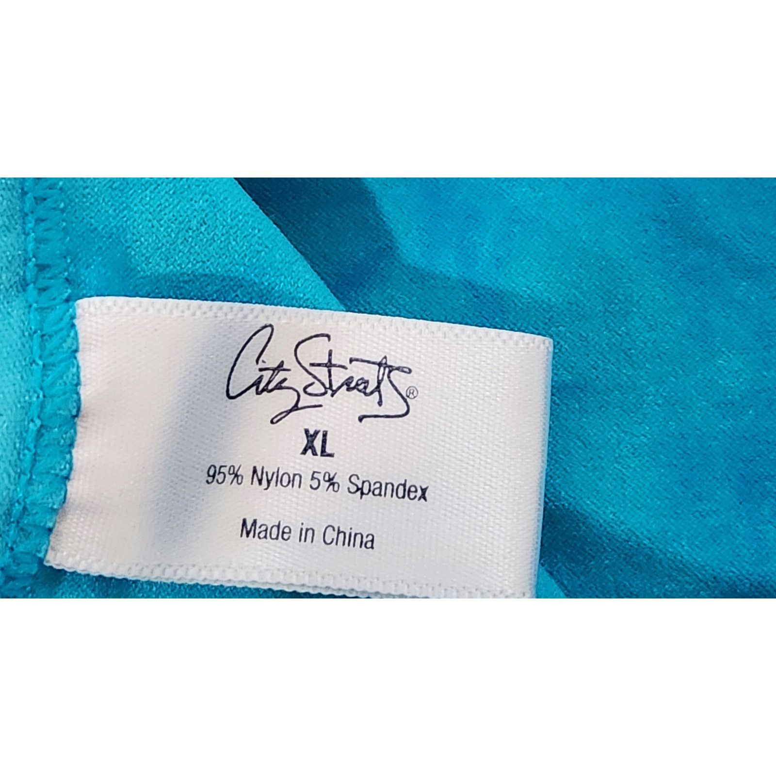 City Streets City Streets Blue Teal Breathable Tank Top XL Racerback Size XL / US 12-14 / IT 48-50 - 4 Thumbnail
