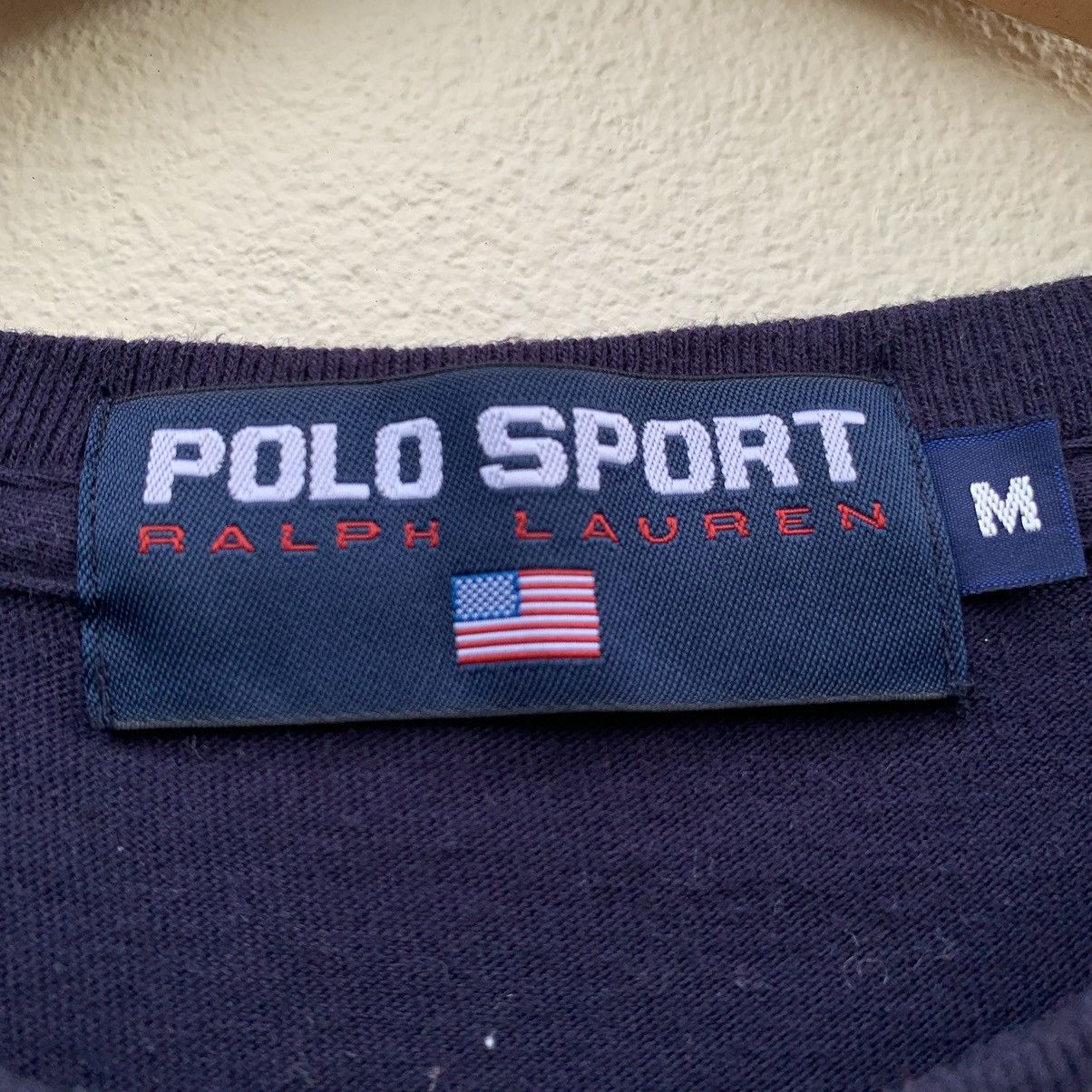 Polo Ralph Lauren × Vintage Vintage POLO RALPH LAUREN SPELLOUT EMBROIDERED LOGO T-shirt Size US M / EU 48-50 / 2 - 6 Thumbnail