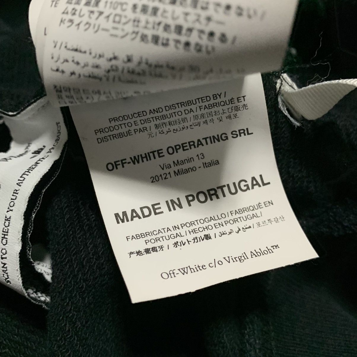 Off-White Off White Small Liquid Arrows Black Sweatshirt Crewneck Size US S / EU 44-46 / 1 - 9 Thumbnail