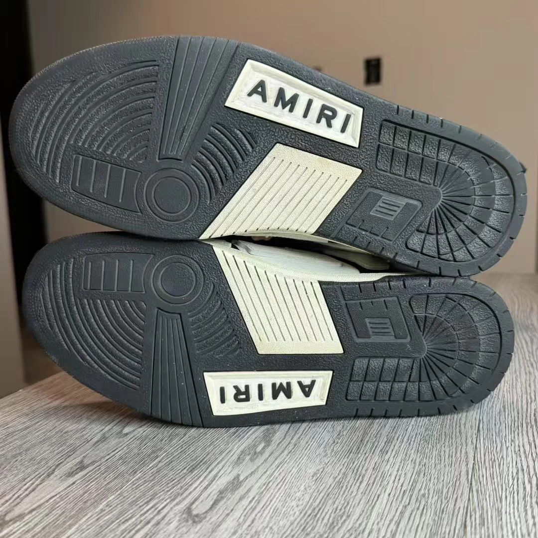 Amiri AMIRI Black & White Bone EU42 New Size US 9 / EU 42 - 6 Thumbnail
