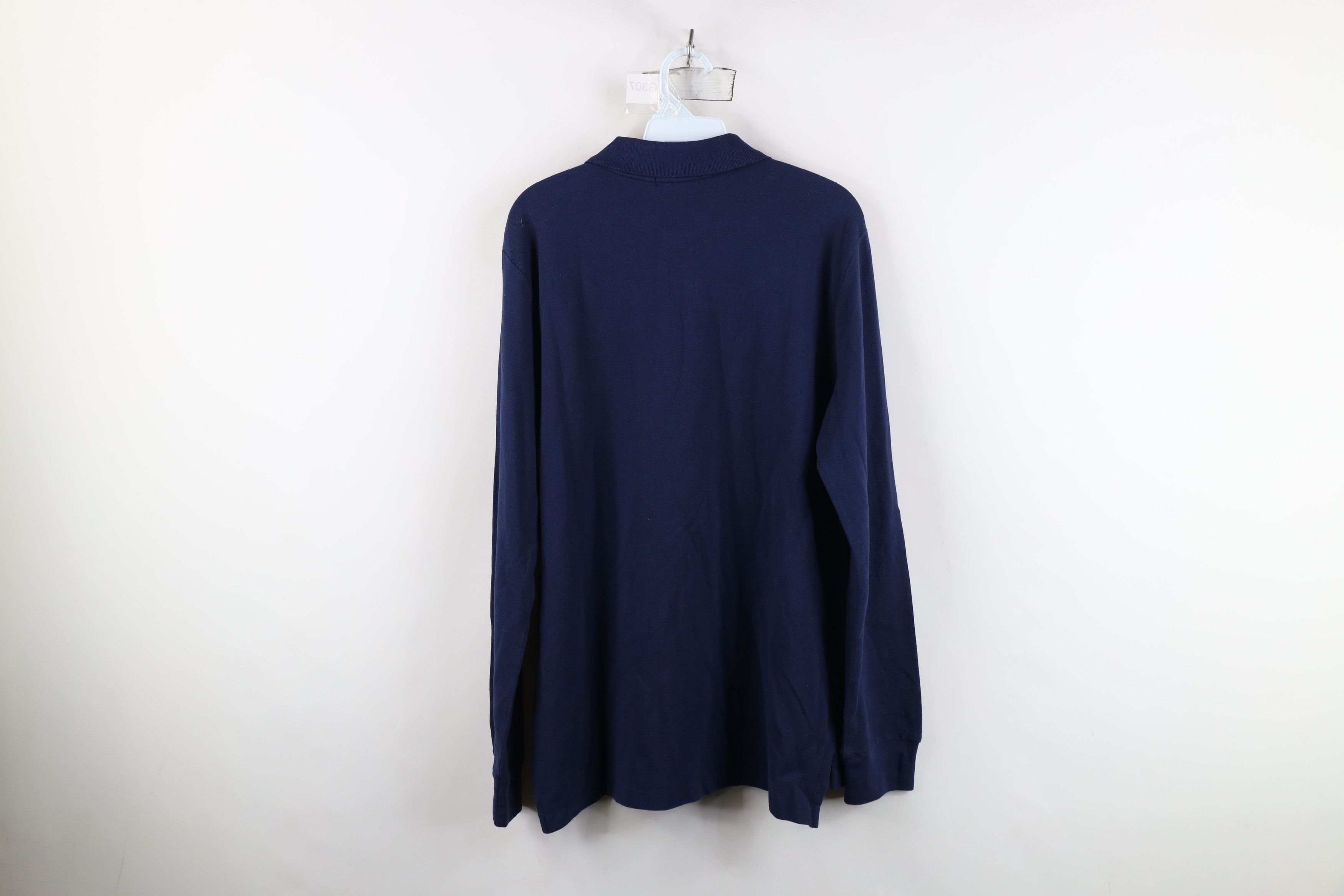 Polo Ralph Lauren Vintage Ralph Lauren Pique Long Sleeve Polo Shirt Blue Size US M / EU 48-50 / 2 - 13 Thumbnail