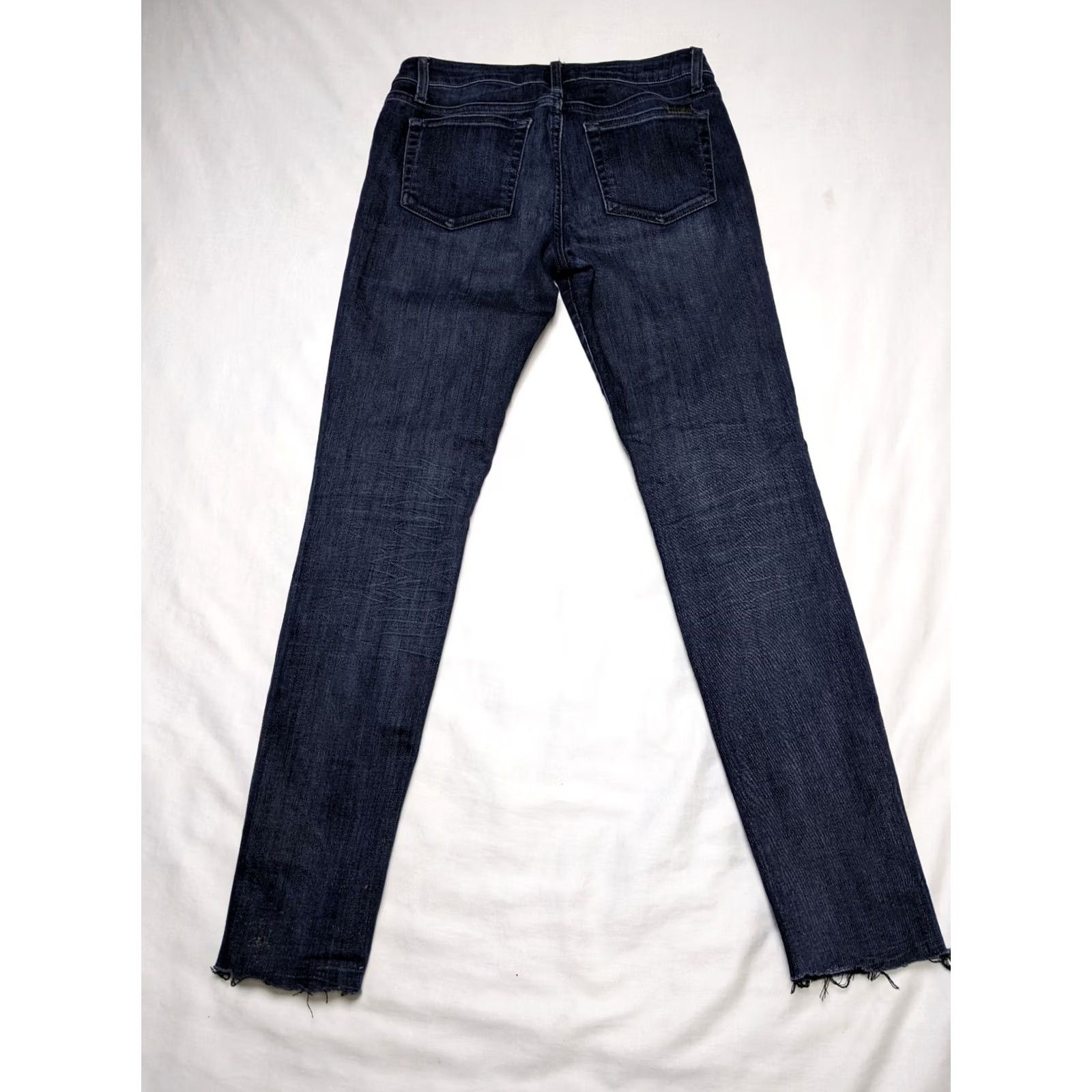 Vintage Joes Alessia Mid Rise Skinny Womens Size 27 (4) Blue Jean Destroyed Black Weft Denim Shirt? Size 29" - 2 Thumbnail
