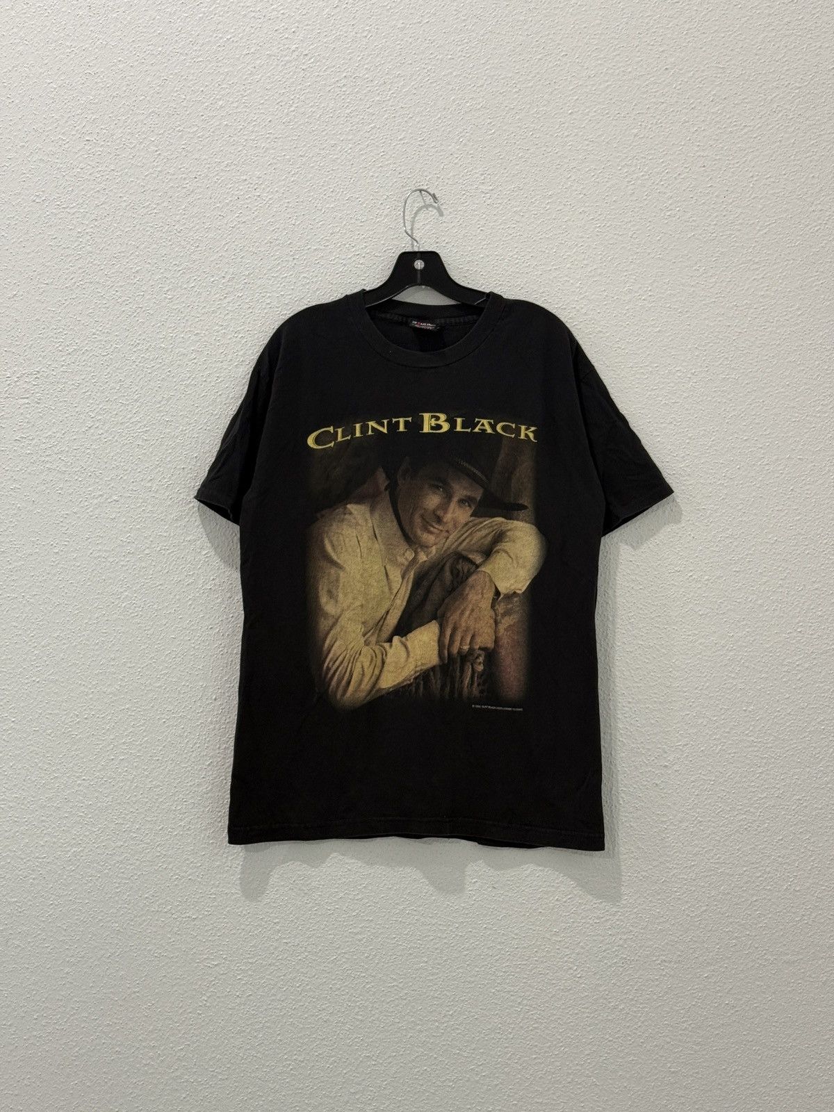 Giant Vintage 90s Clint Black Up Close In Concert Tshirt L Country Size US L / EU 52-54 / 3 - 1 Thumbnail