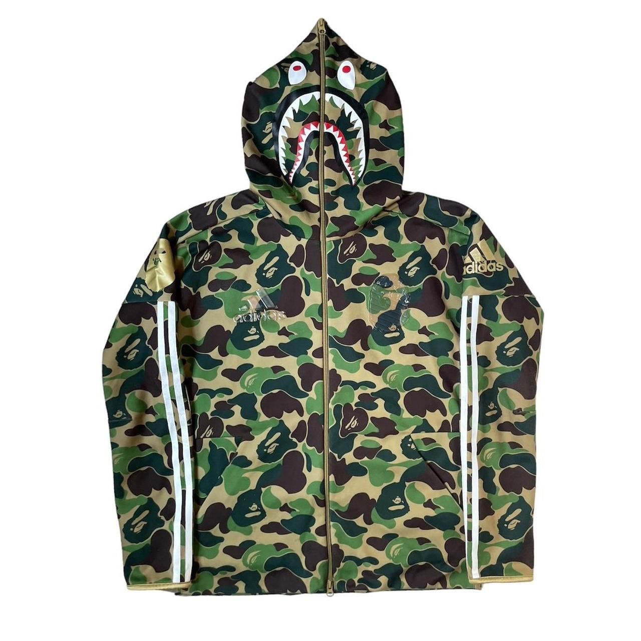 Bape adidas shark hoodie