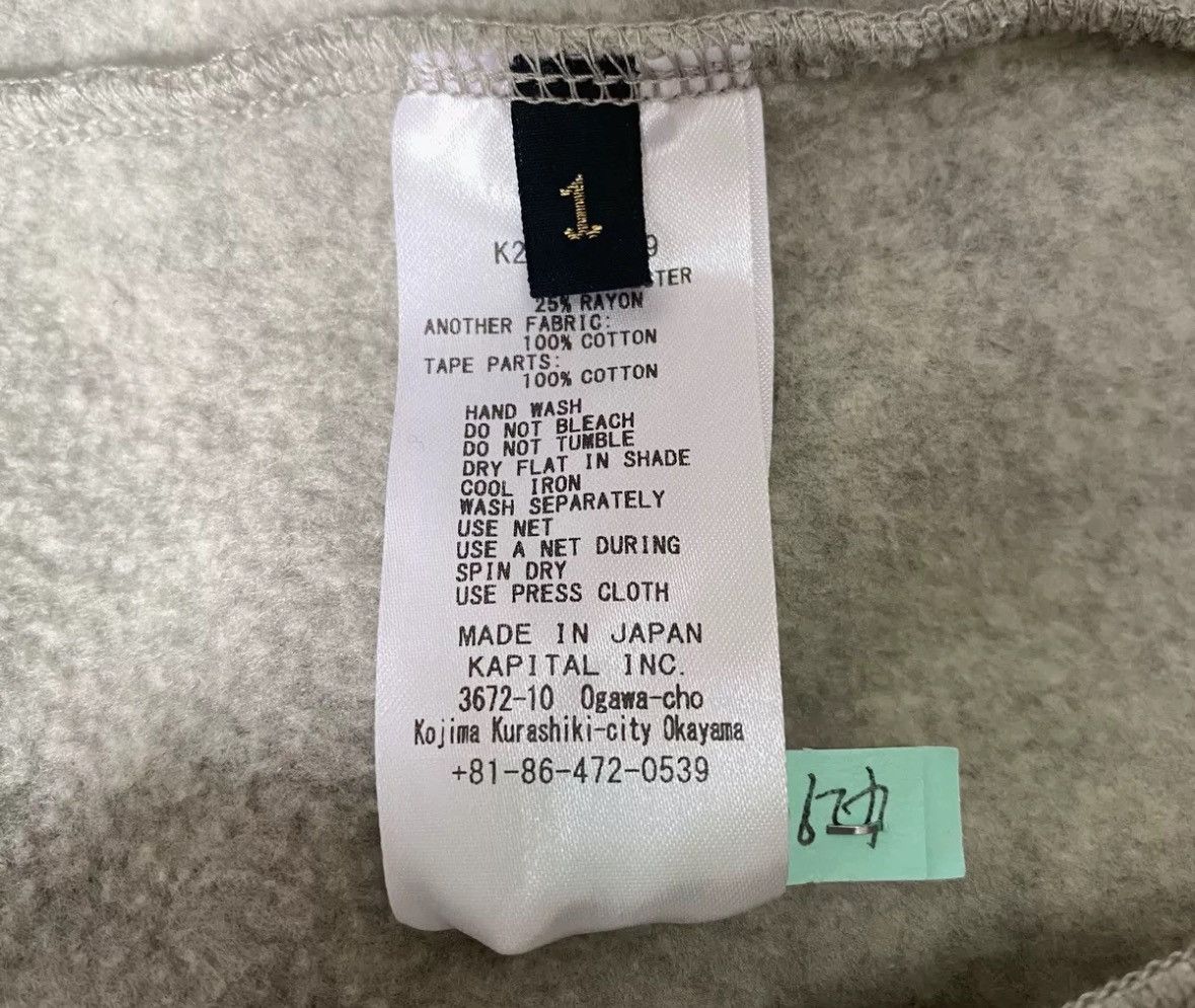 Kapital Kapital two-color embroidered patchwork pullover hoodie Size US S / EU 44-46 / 1 - 8 Thumbnail