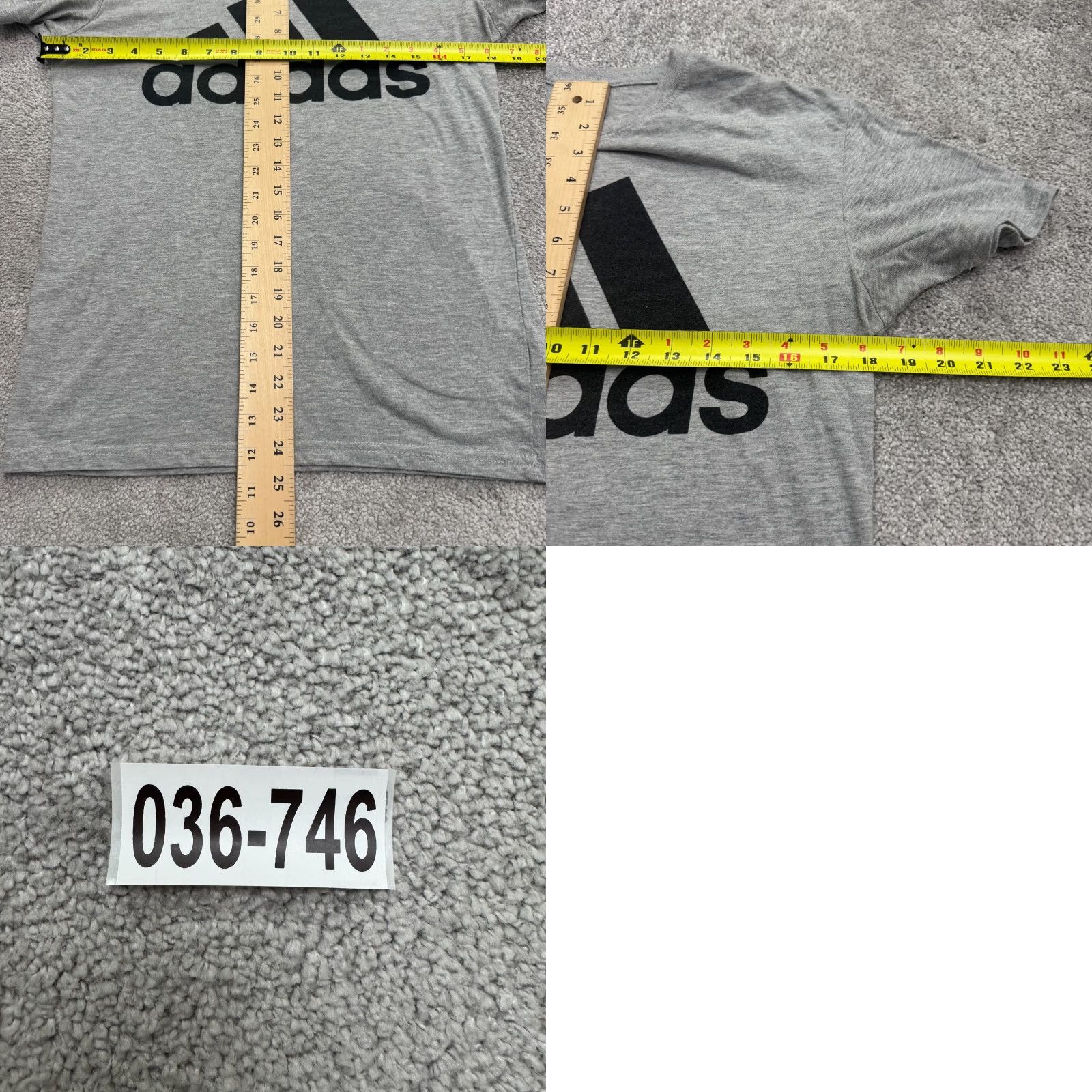 Adidas Adidas Golf T-Shirt Mens Small Gray Activewear Casual Short Sleeve Crew Neck Performance Sport Size US S / EU 44-46 / 1 - 8 Thumbnail
