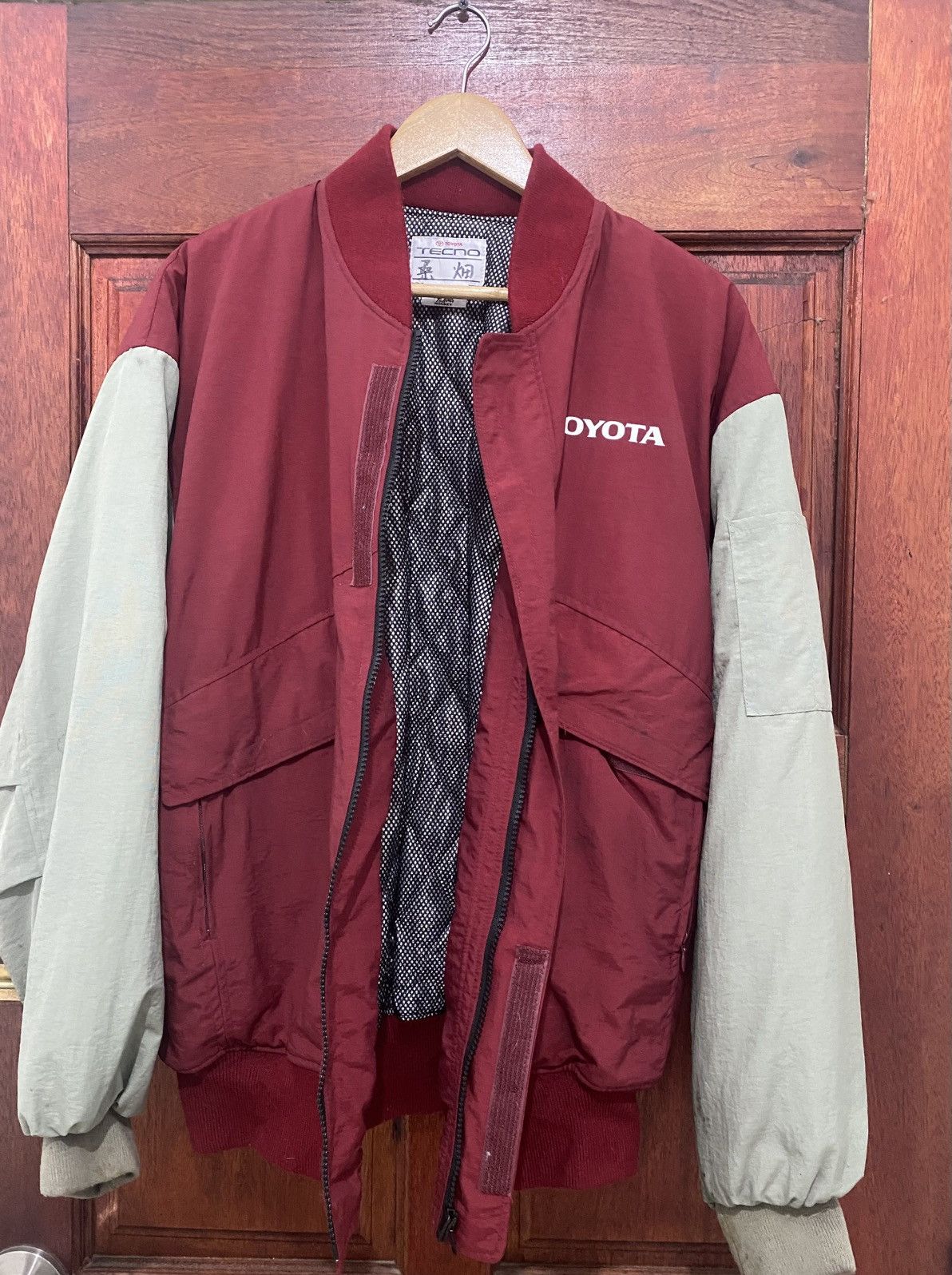 Japanese Brand × Sports Specialties × Vintage Vintage Toyota Techno Bomber Jacket Size US L / EU 52-54 / 3 - 3 Thumbnail