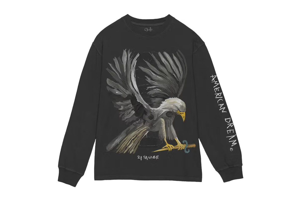 21 Savage Eagle Long Sleeve Tee Size US L / EU 52-54 / 3 - 4 Thumbnail
