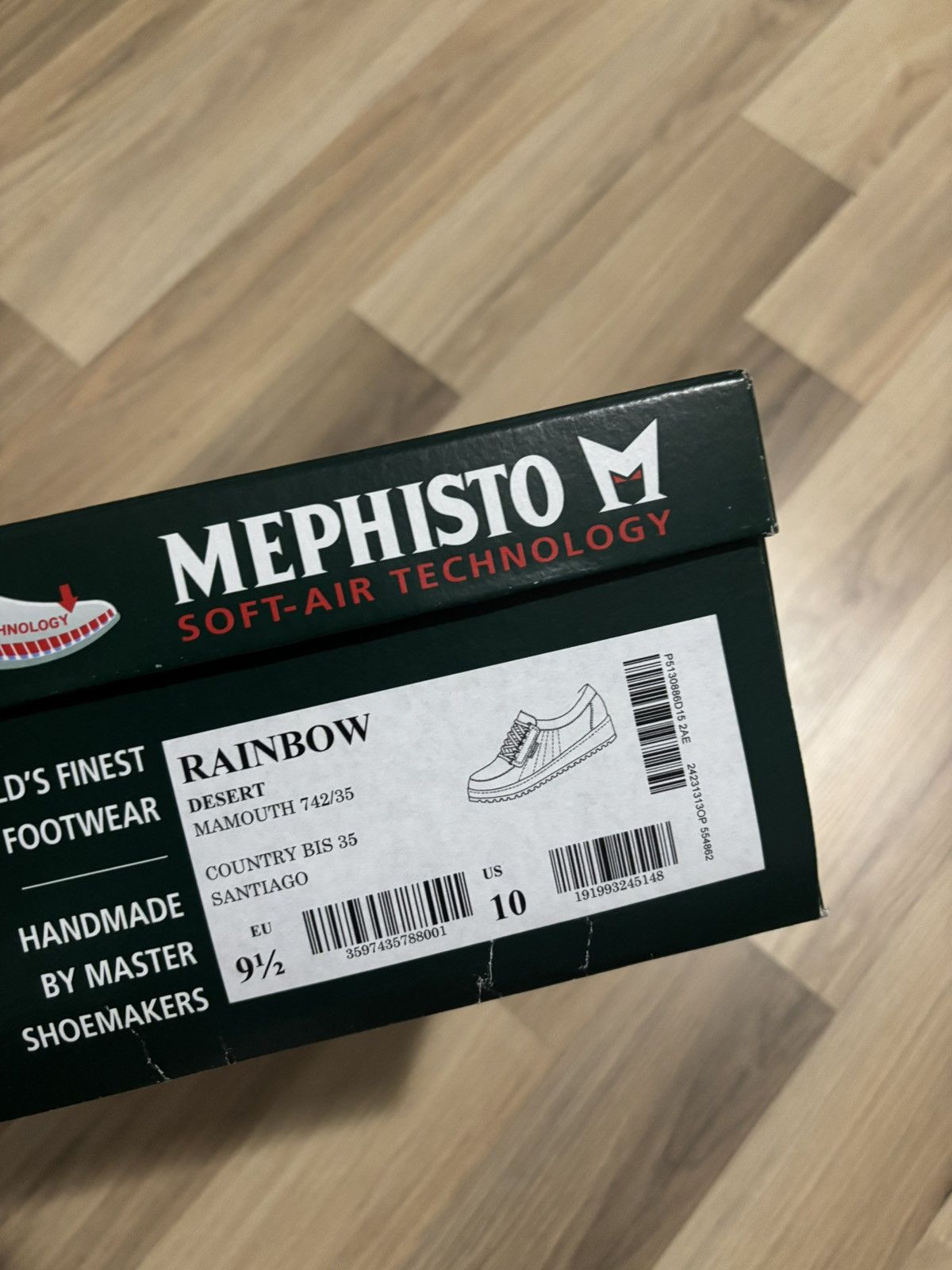 Mephisto Mephisto Rainbow Hand made Leather Size US 10 / EU 43 - 2 Thumbnail