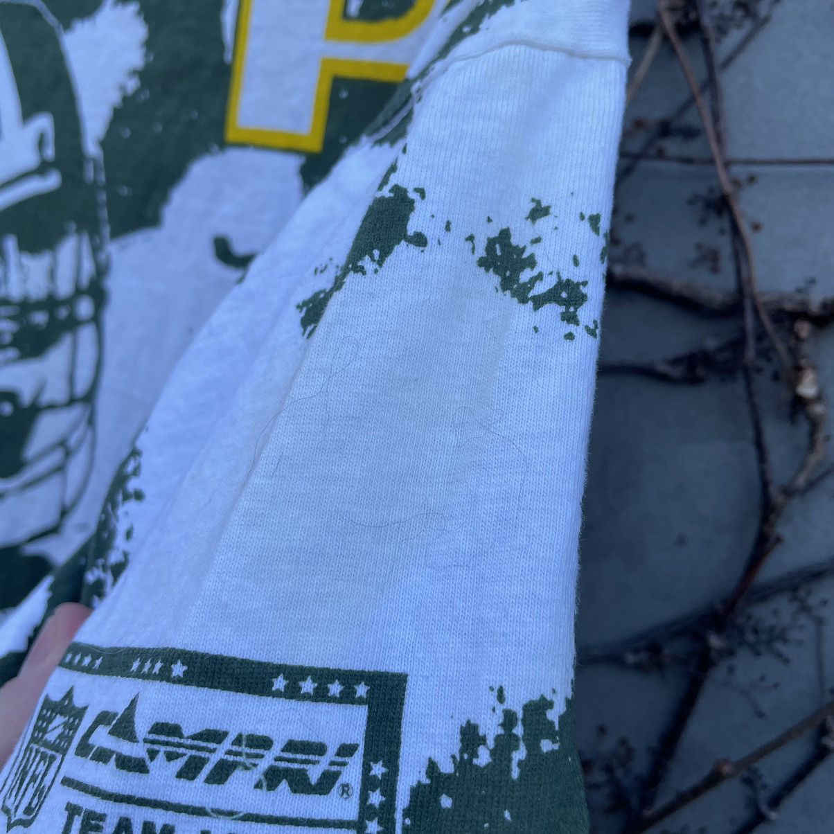 NFL Vintage 90’s Green Bay Packers Overprint NFL T-Shirt Size US M / EU 48-50 / 2 - 18 Thumbnail