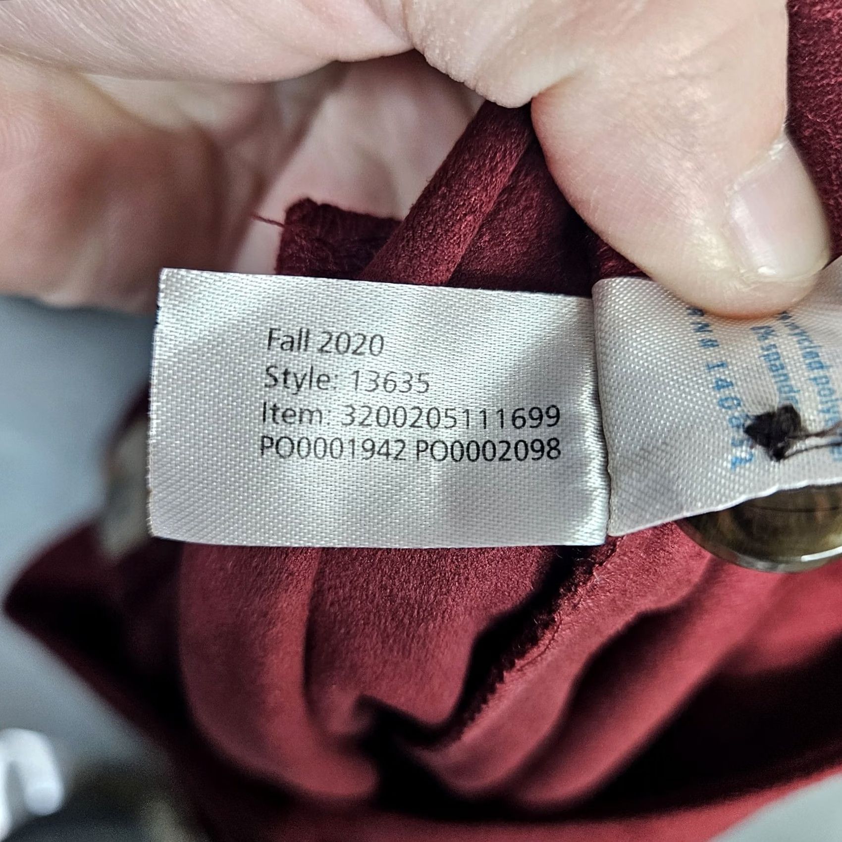 Marine Layer Marine Layer Women’s Mini Burgundy Wine Faux Suede A-line Skirt Sz 12 Size 34" / US 12 / IT 48 - 8 Thumbnail