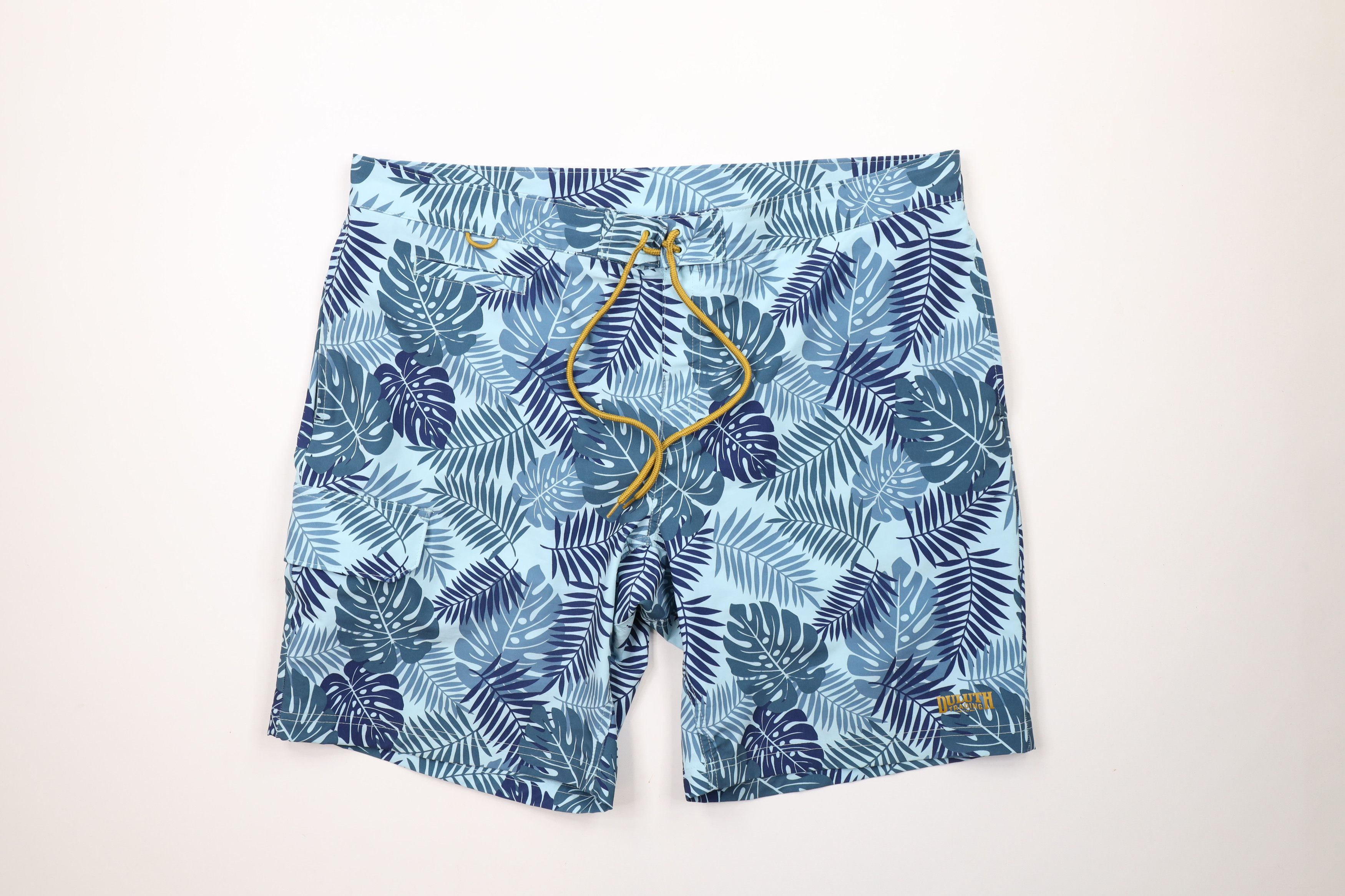 Duluth Trading Company × Vintage Duluth Trading Co Bull Moose Palm Tree Swim Board Shorts Size US 40 / EU 56 - 1 Thumbnail