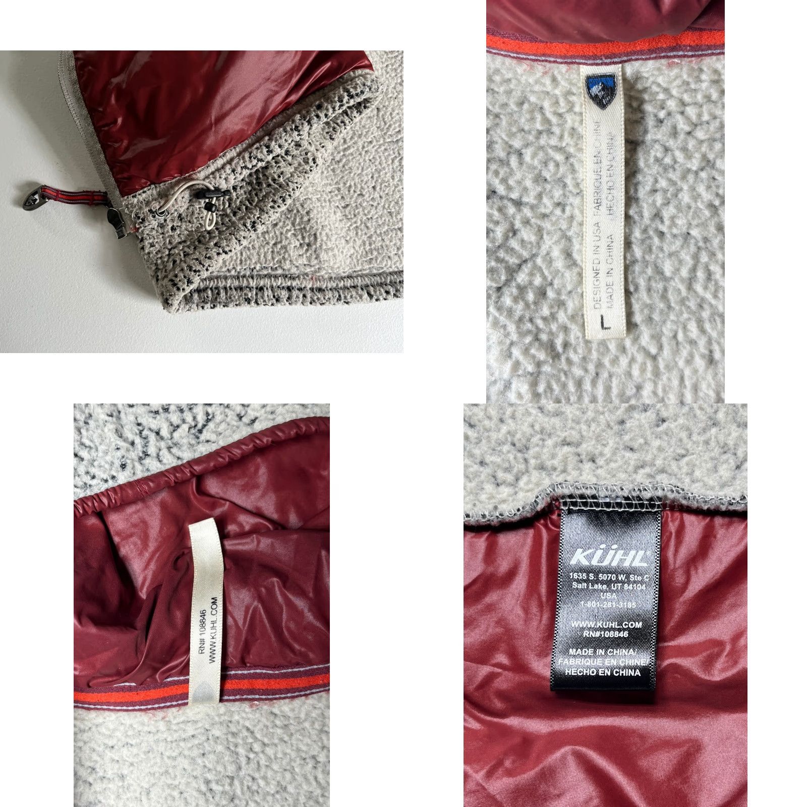 Vintage Women's Kuhl Skata Sherpa Hoodie Jacket Full Zip Sz L Size L / US 10 / IT 46 - 9 Thumbnail