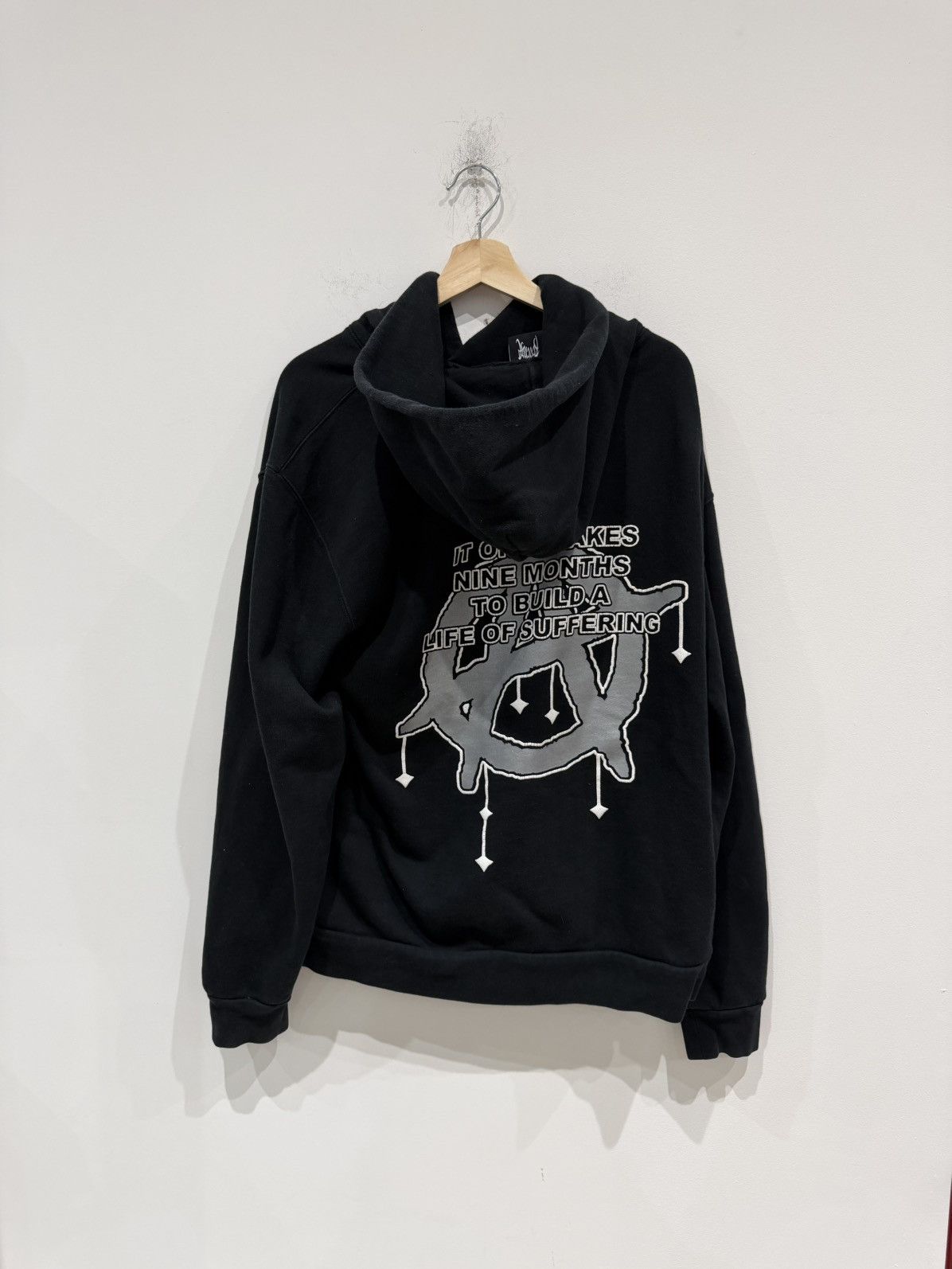 Revenge Revenge Nine Months Hoodie Black Size: L Size US L / EU 52-54 / 3 - 5 Thumbnail