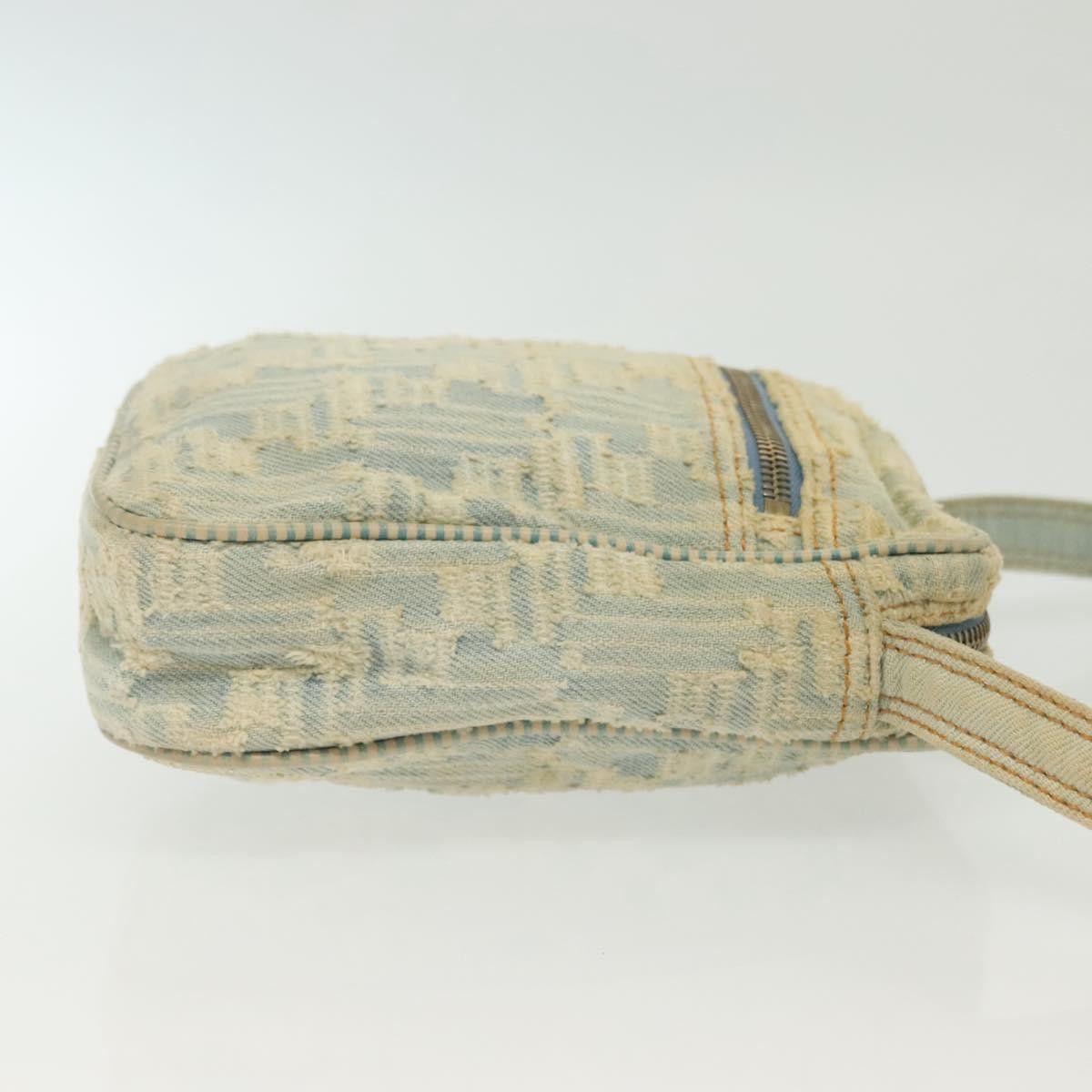 Fendi FENDI Shoulder Bag Denim Light Blue Gold Size ONE SIZE - 4 Thumbnail